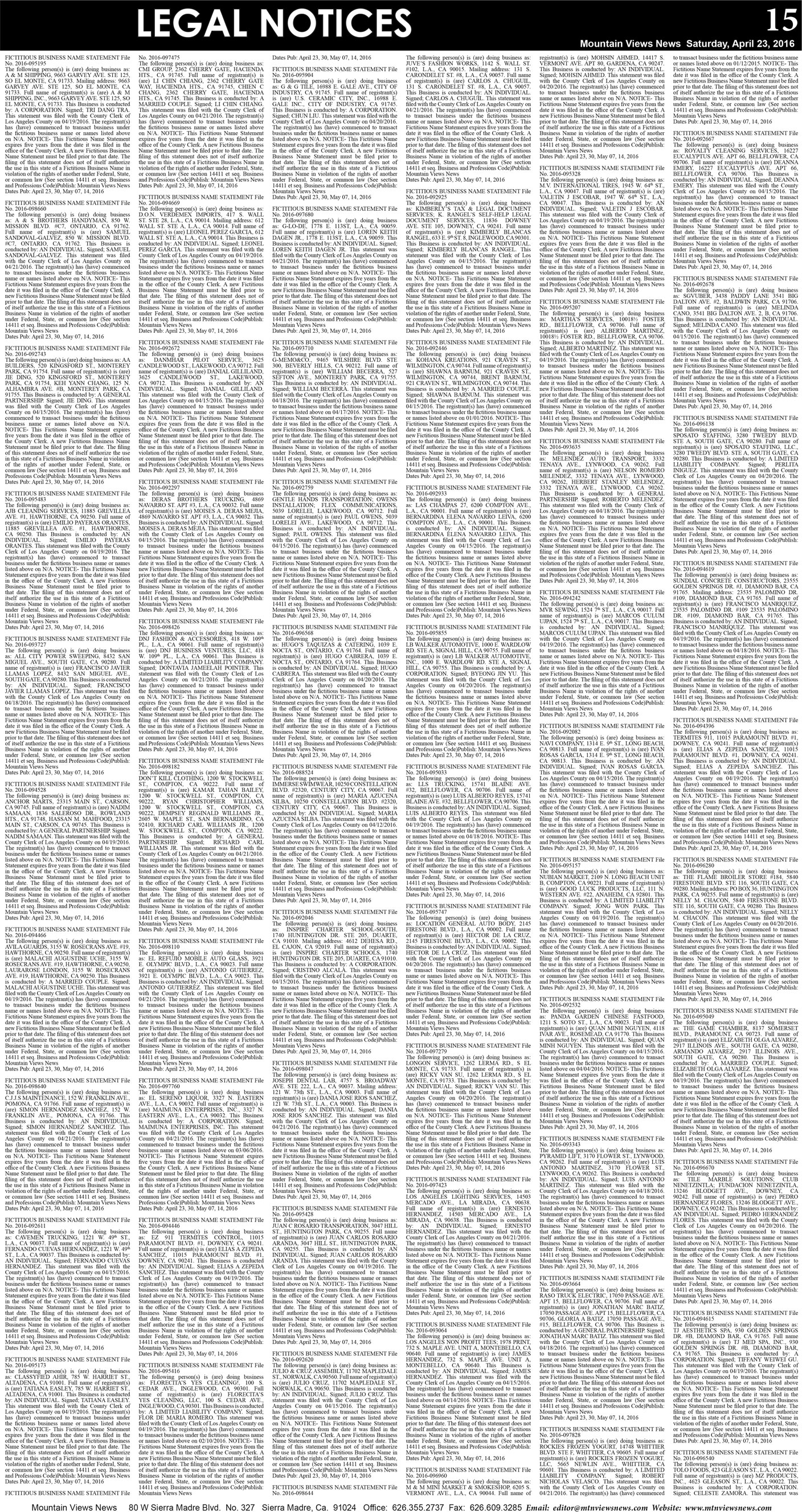 MVNews this week:  Page 15