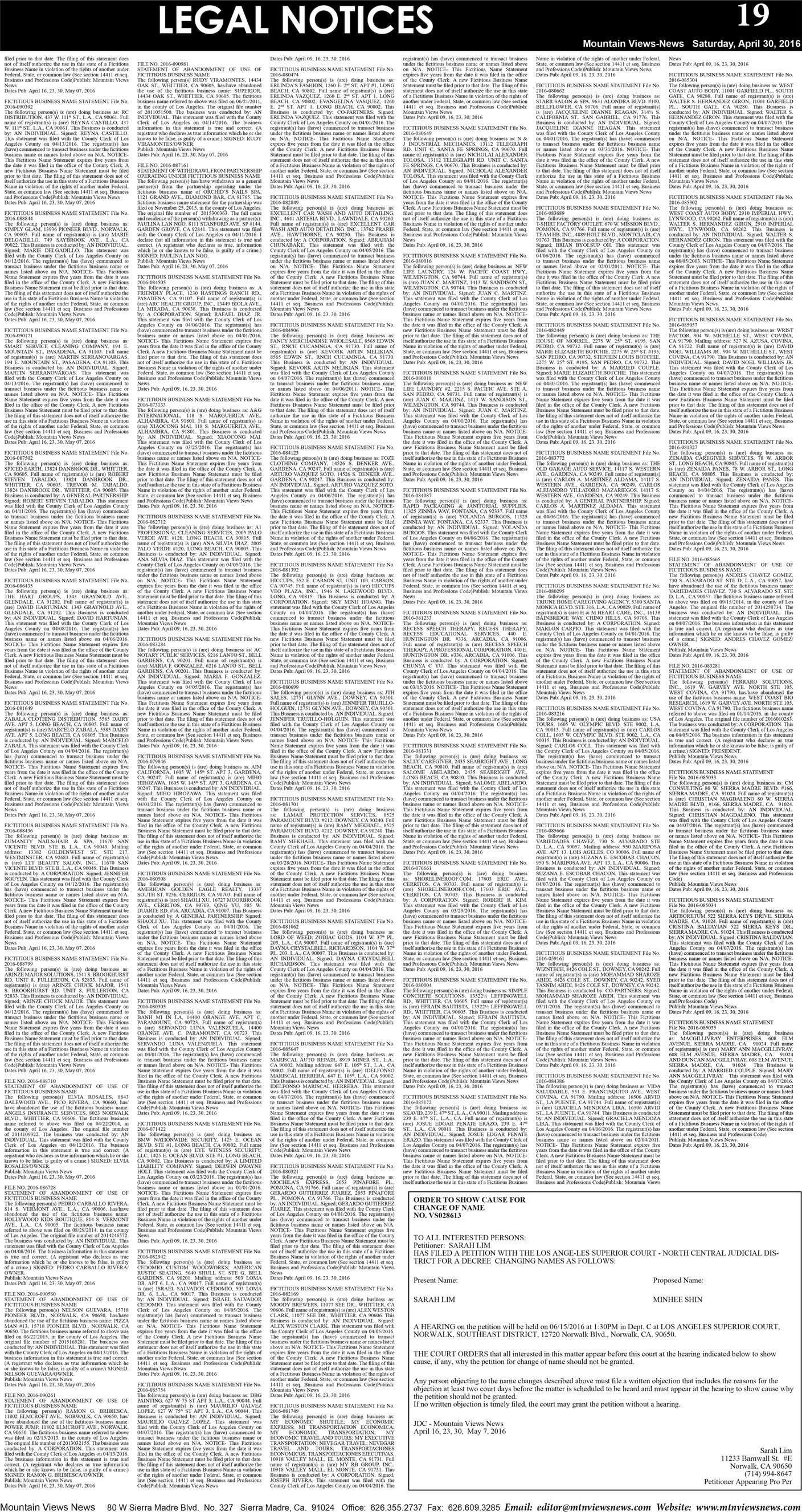 MVNews this week:  Page 19