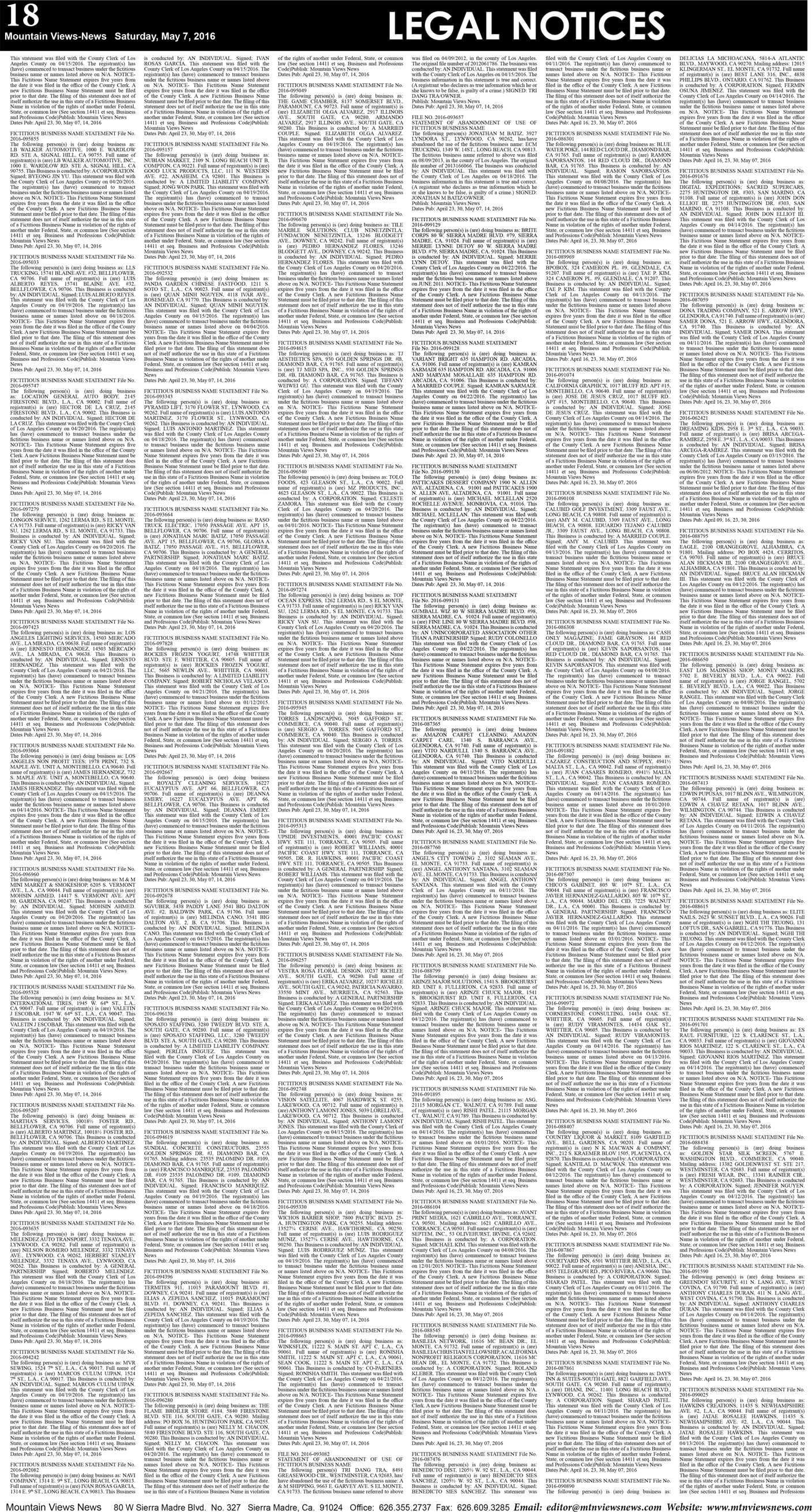 MVNews this week:  Page 18