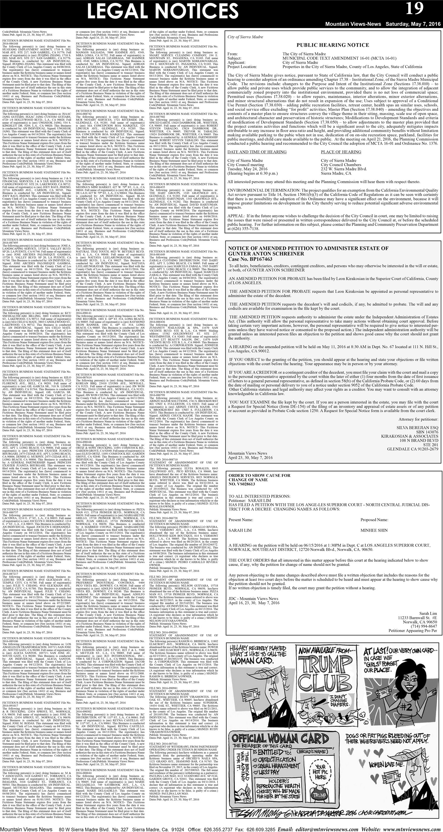 MVNews this week:  Page 19