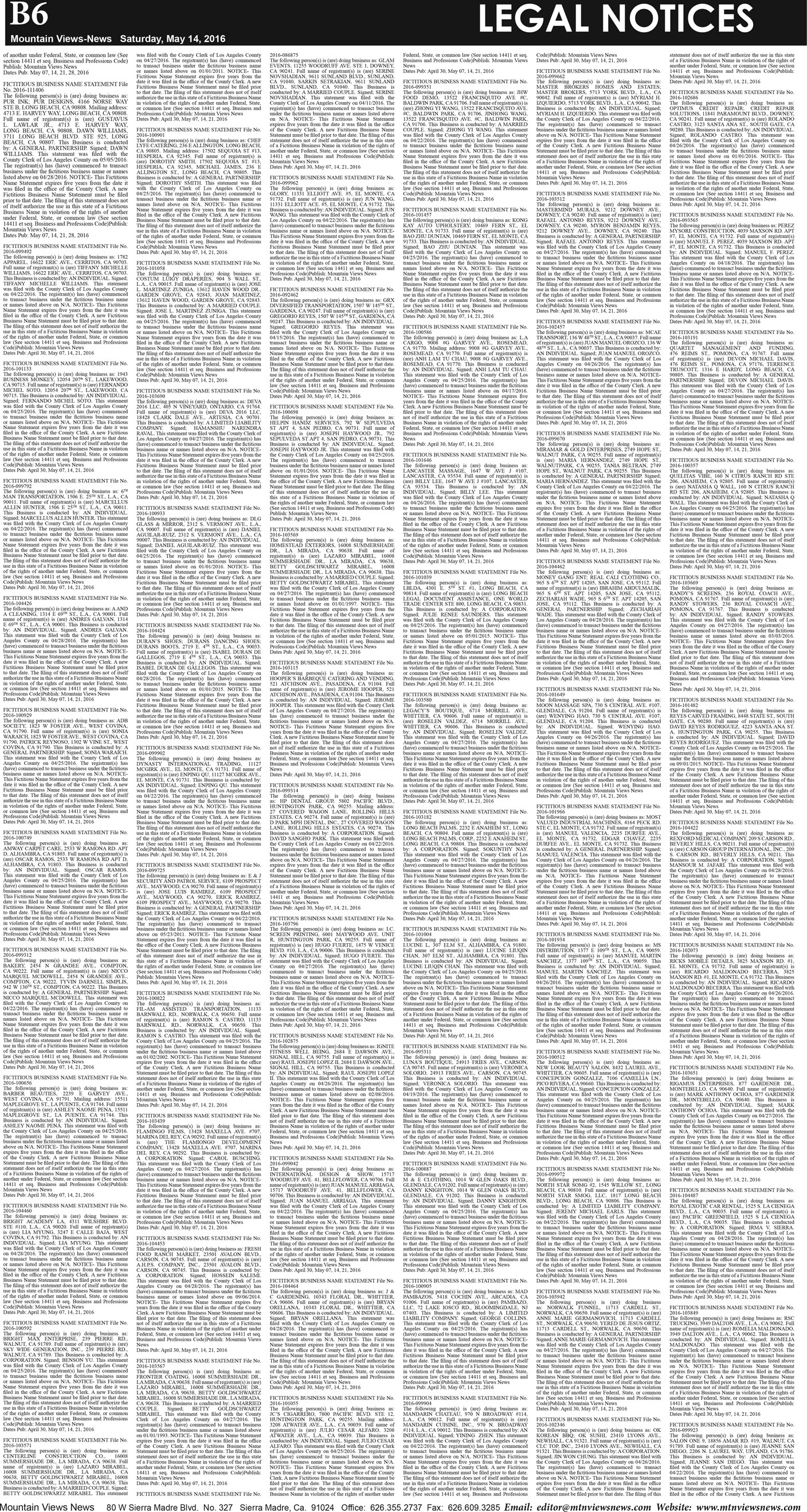 MVNews this week:  Page B:6