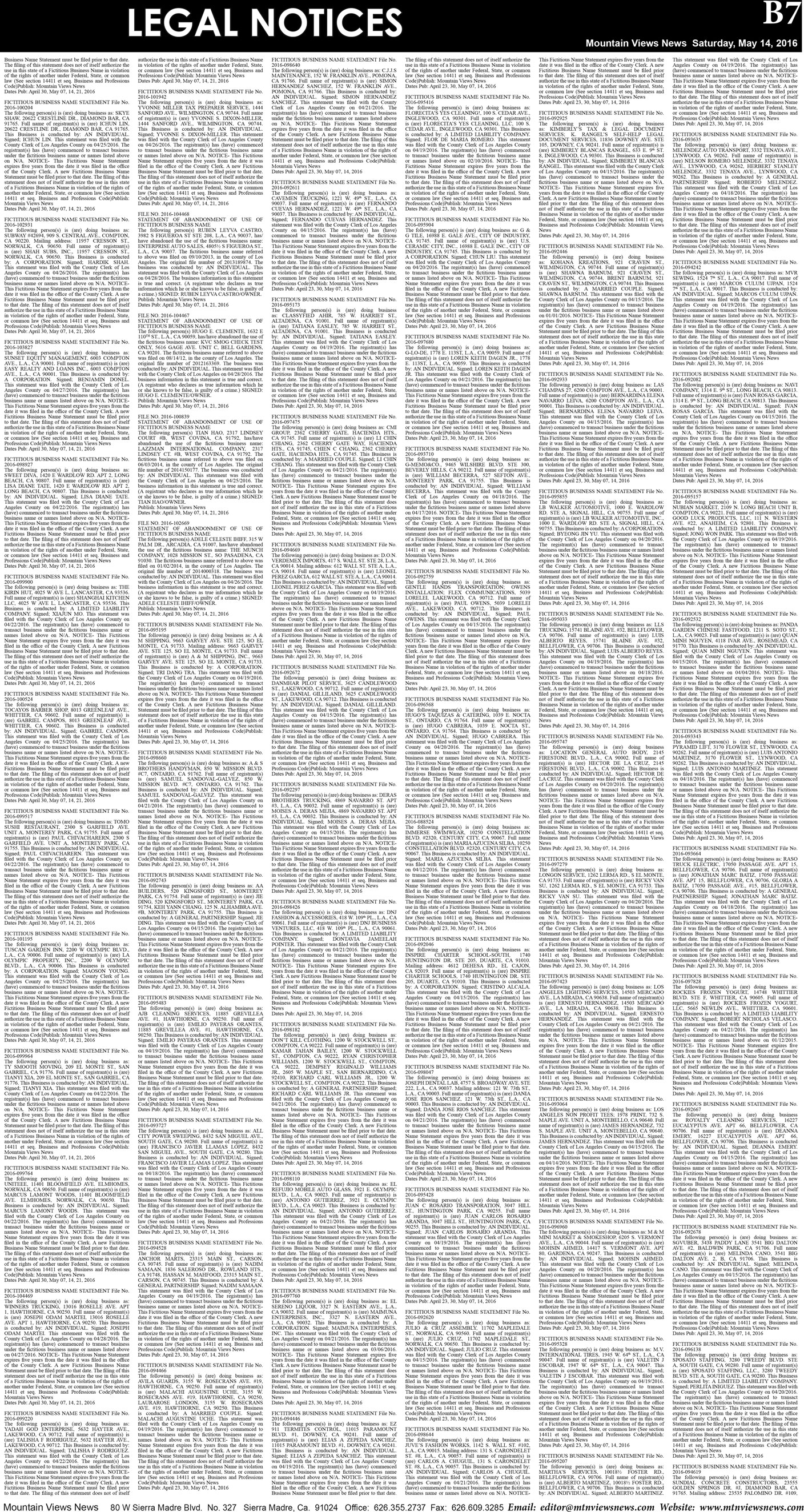 MVNews this week:  Page B:7