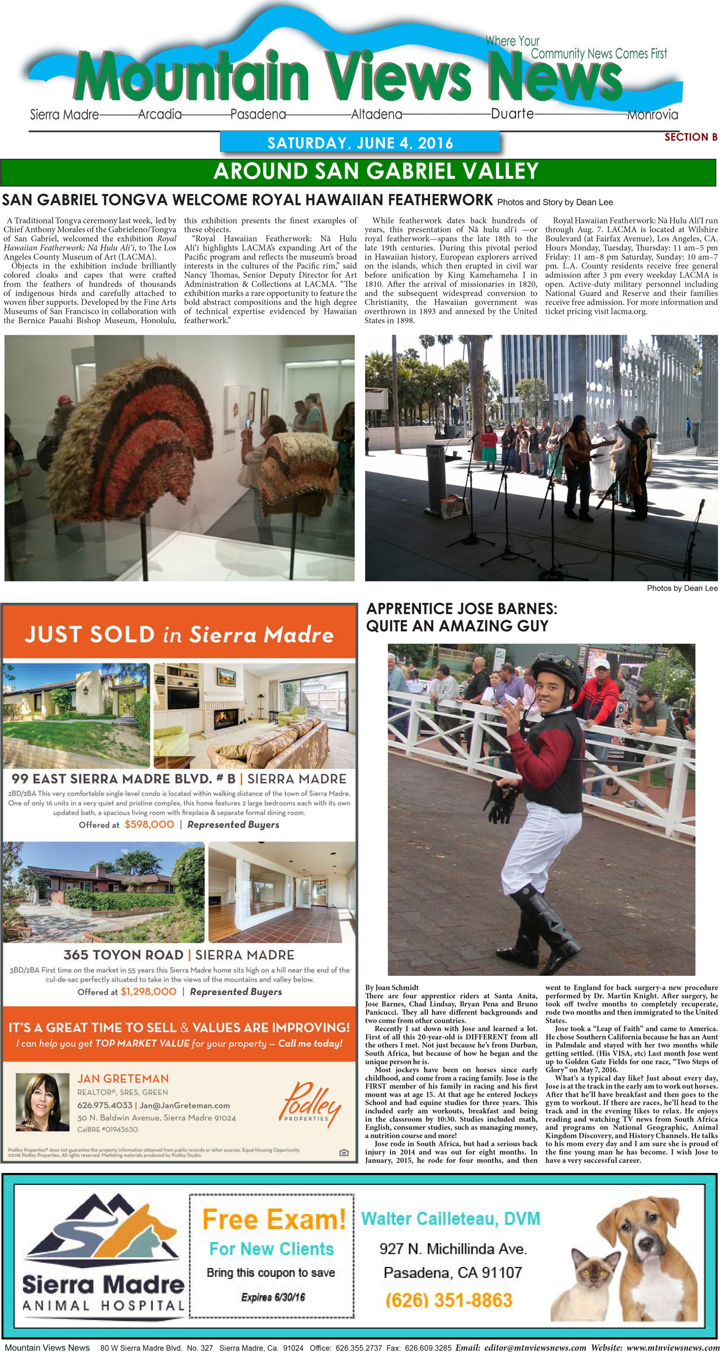 MVNews this week:  Page B:1