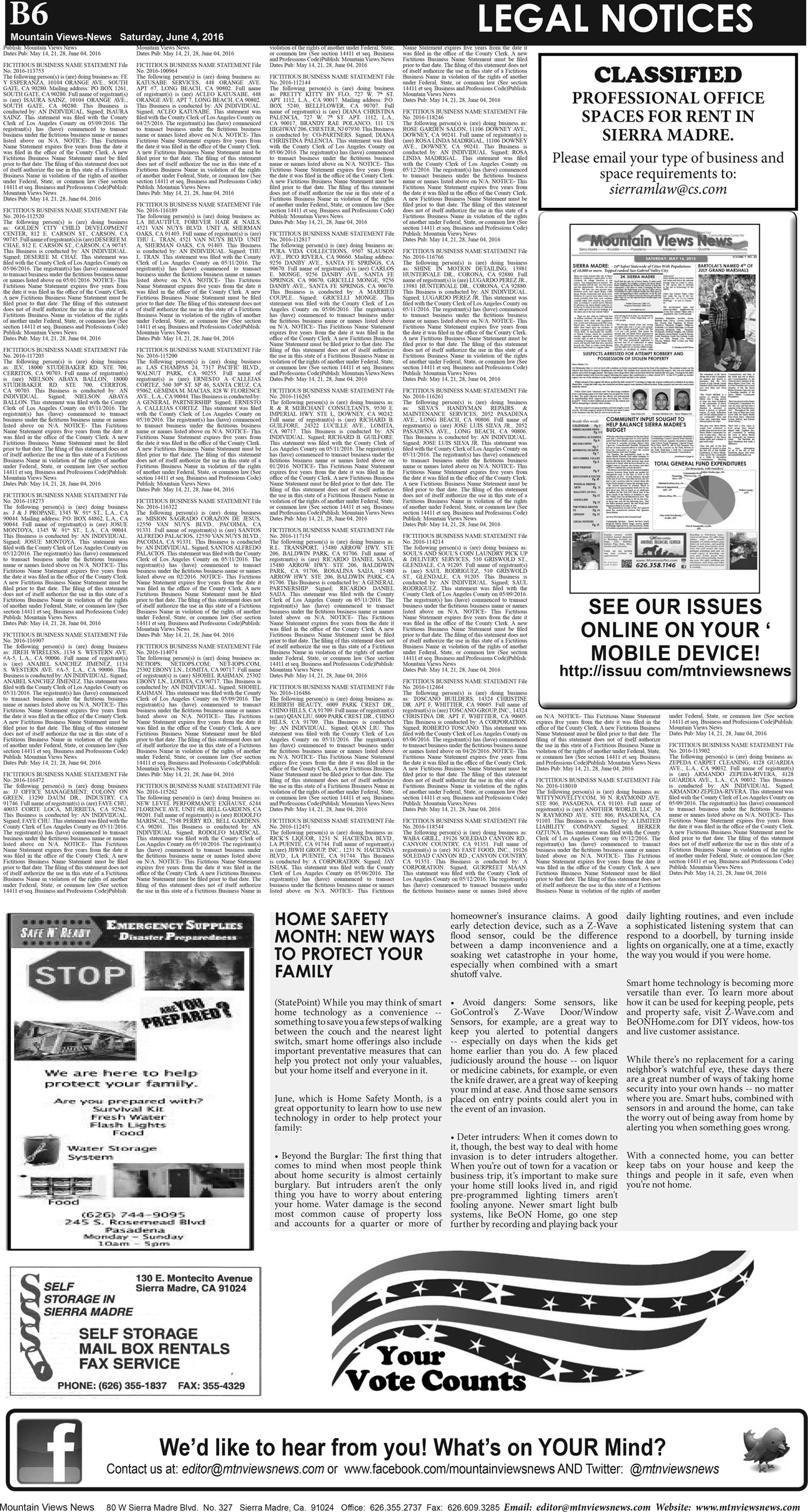 MVNews this week:  Page B:6