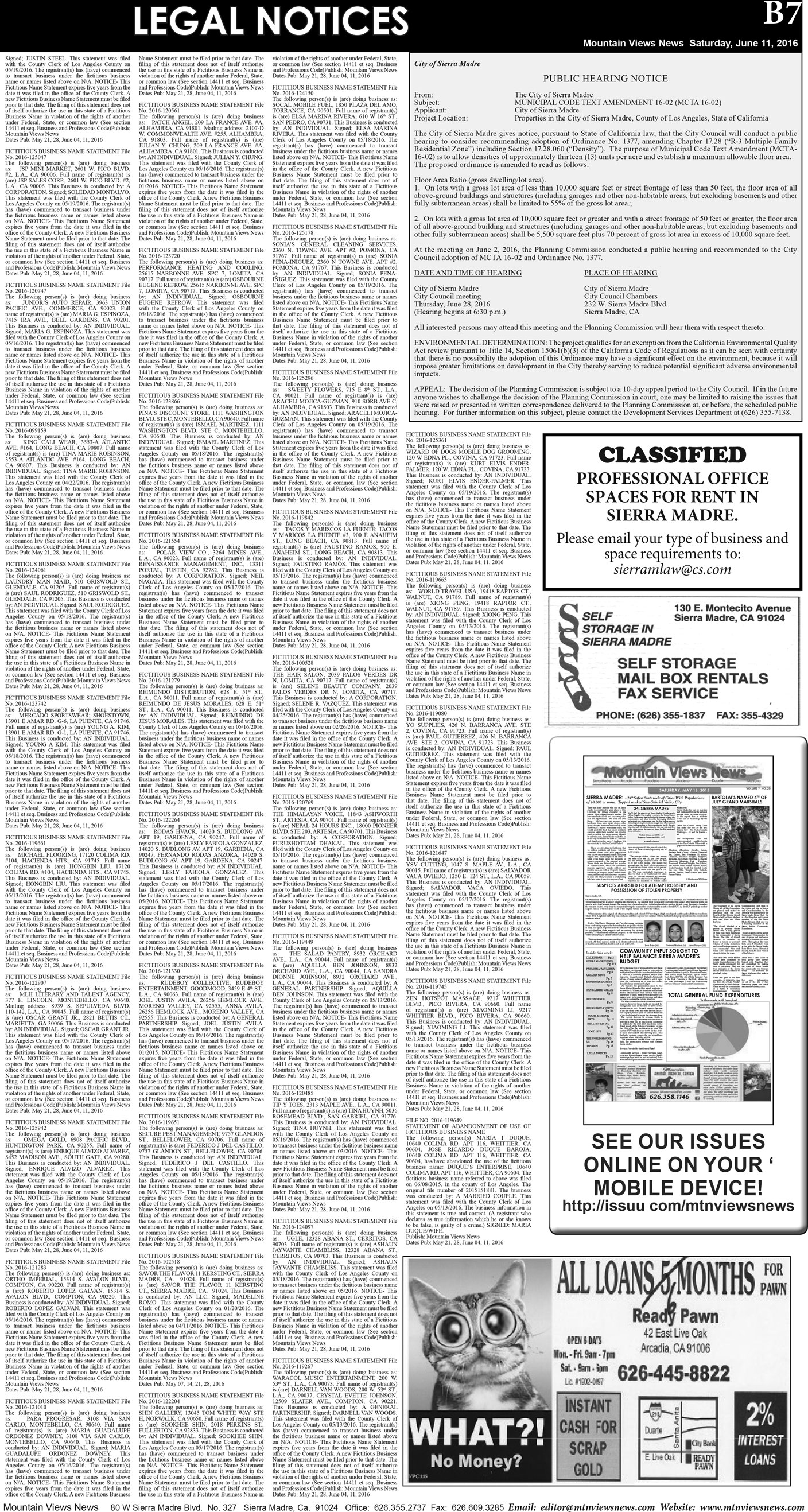 MVNews this week:  Page B:7