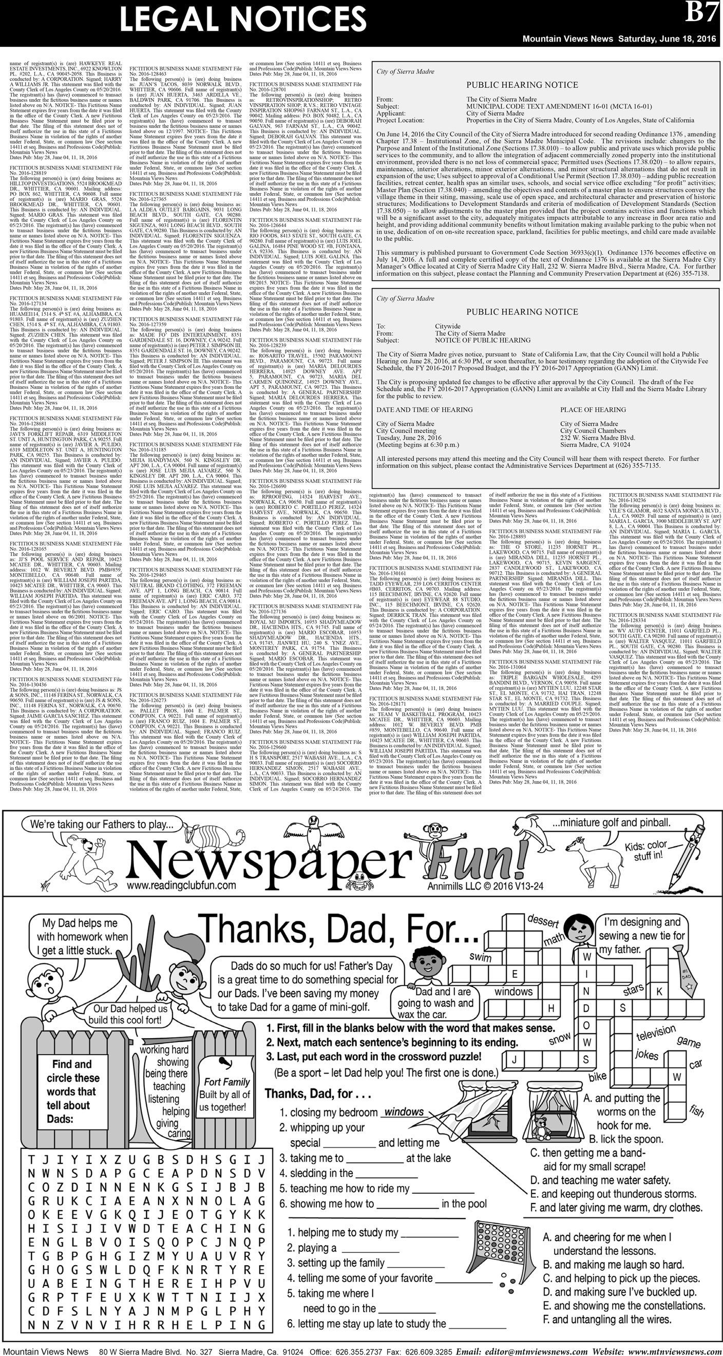 MVNews this week:  Page B:7