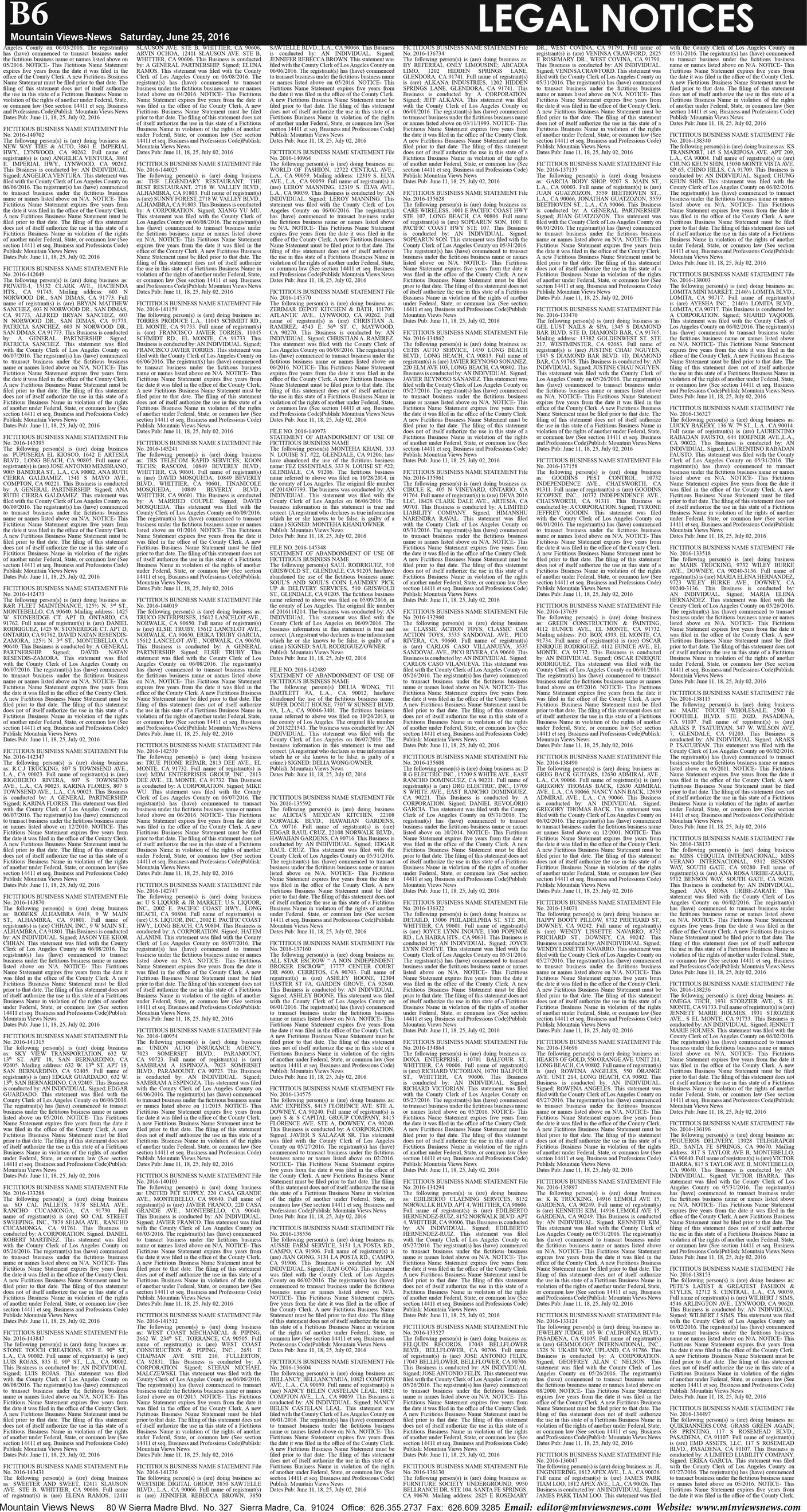 MVNews this week:  Page B:6