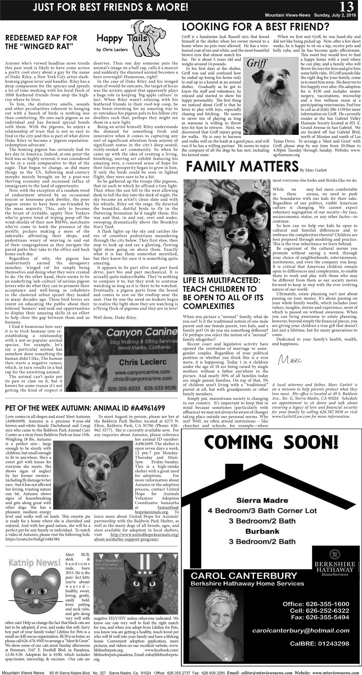 MVNews this week:  Page B:-1