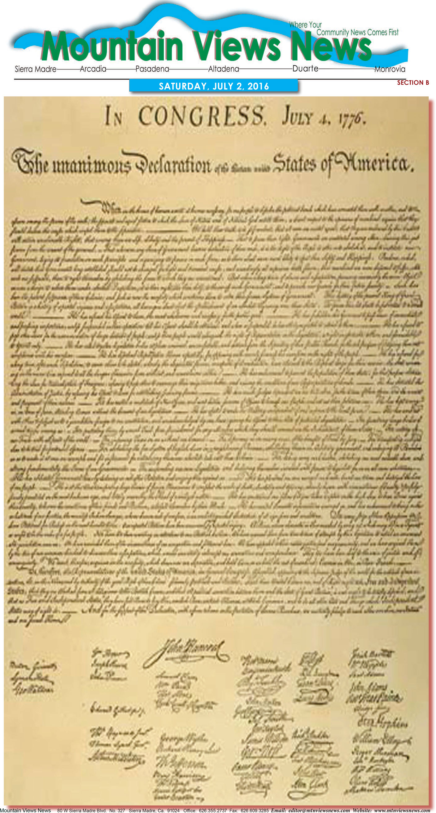 MVNews this week:  Page B:1