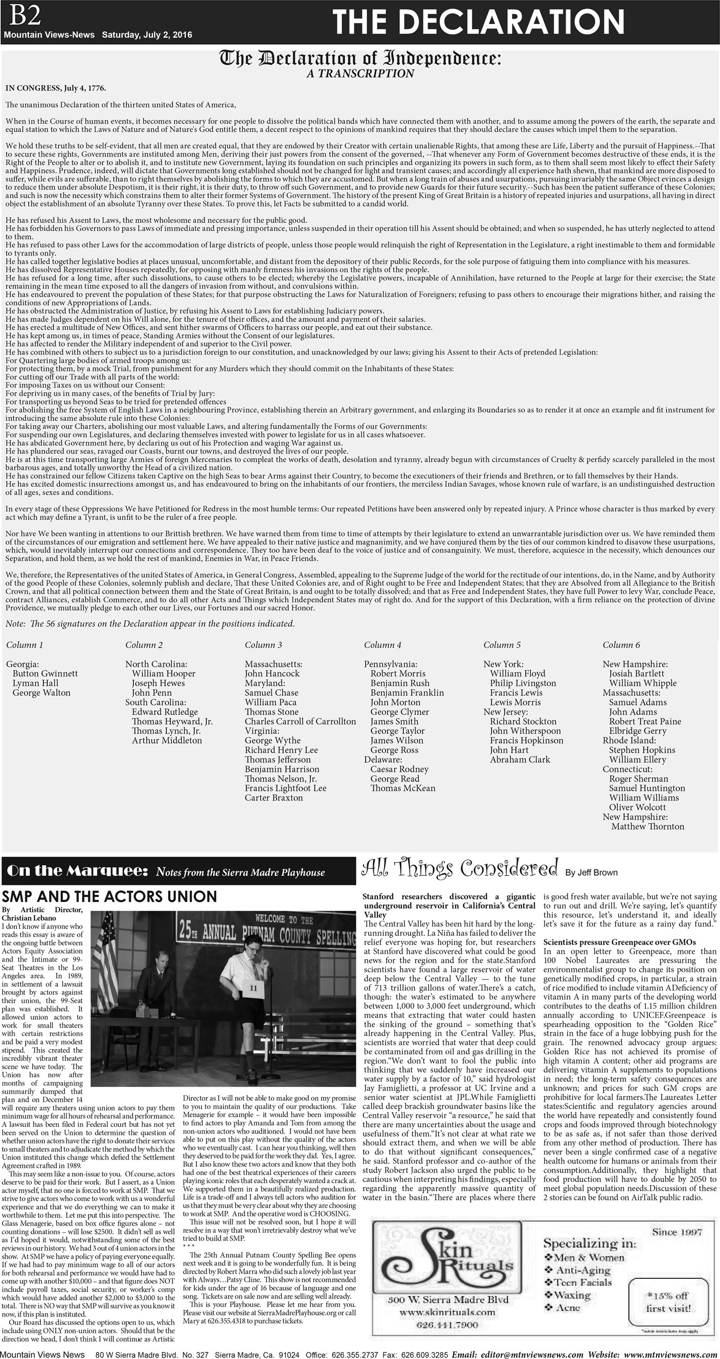 MVNews this week:  Page B:2