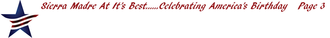 Sierra Madre At Itâ€™s Best......Celebrating Americaâ€™s Birthday Page 3