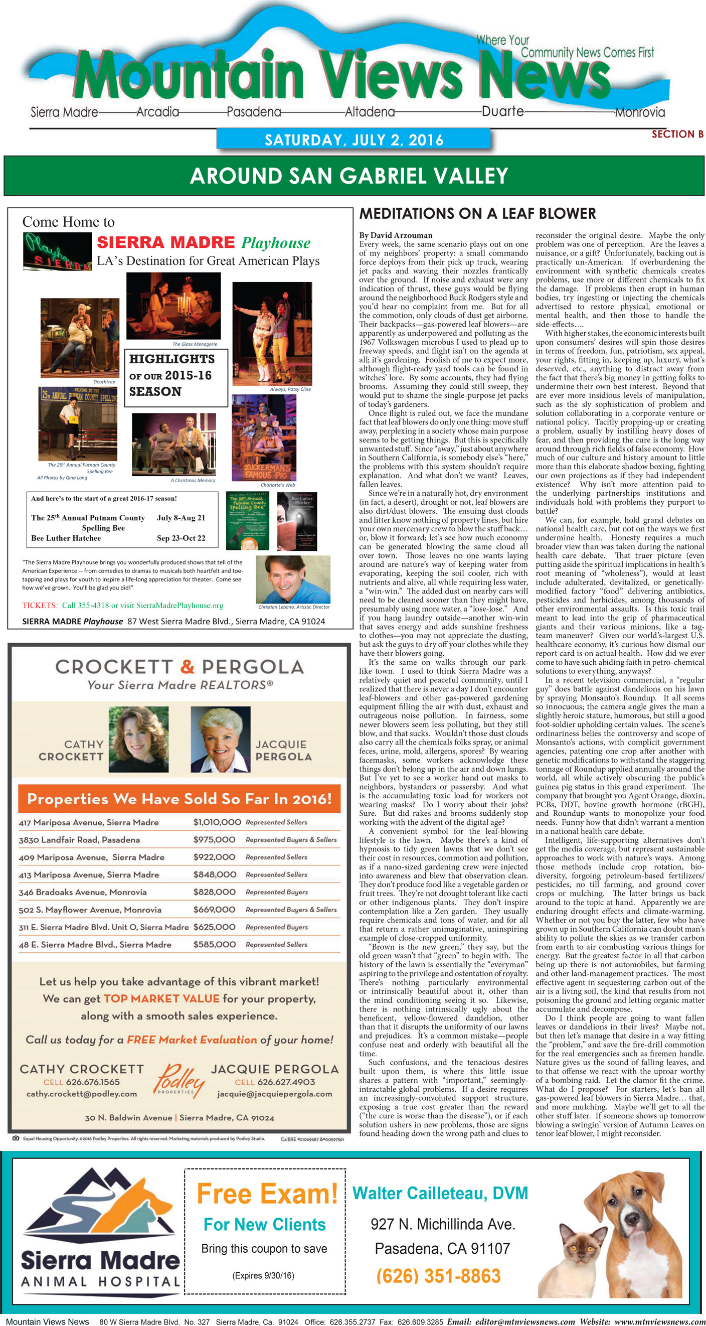 MVNews this week:  Page B:1