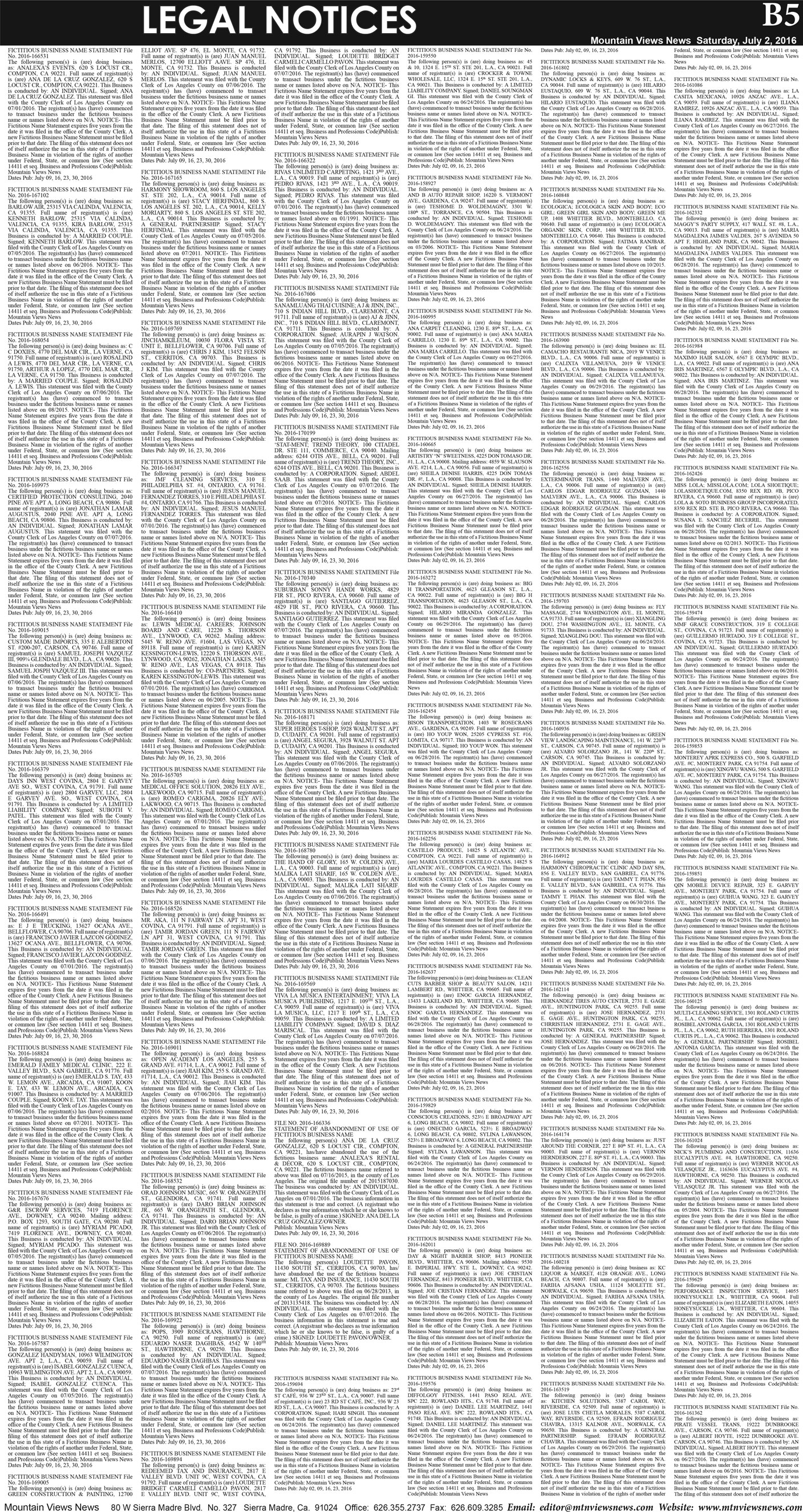 MVNews this week:  Page B:5