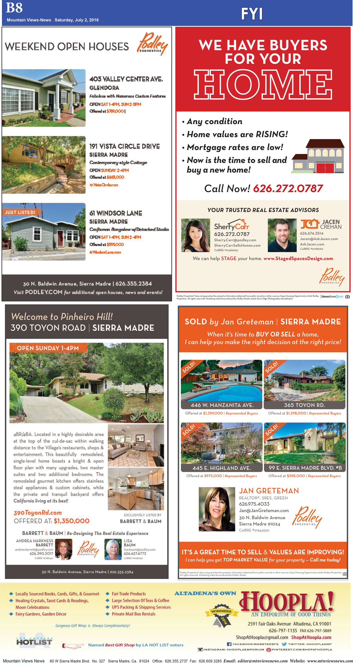 MVNews this week:  Page B:8