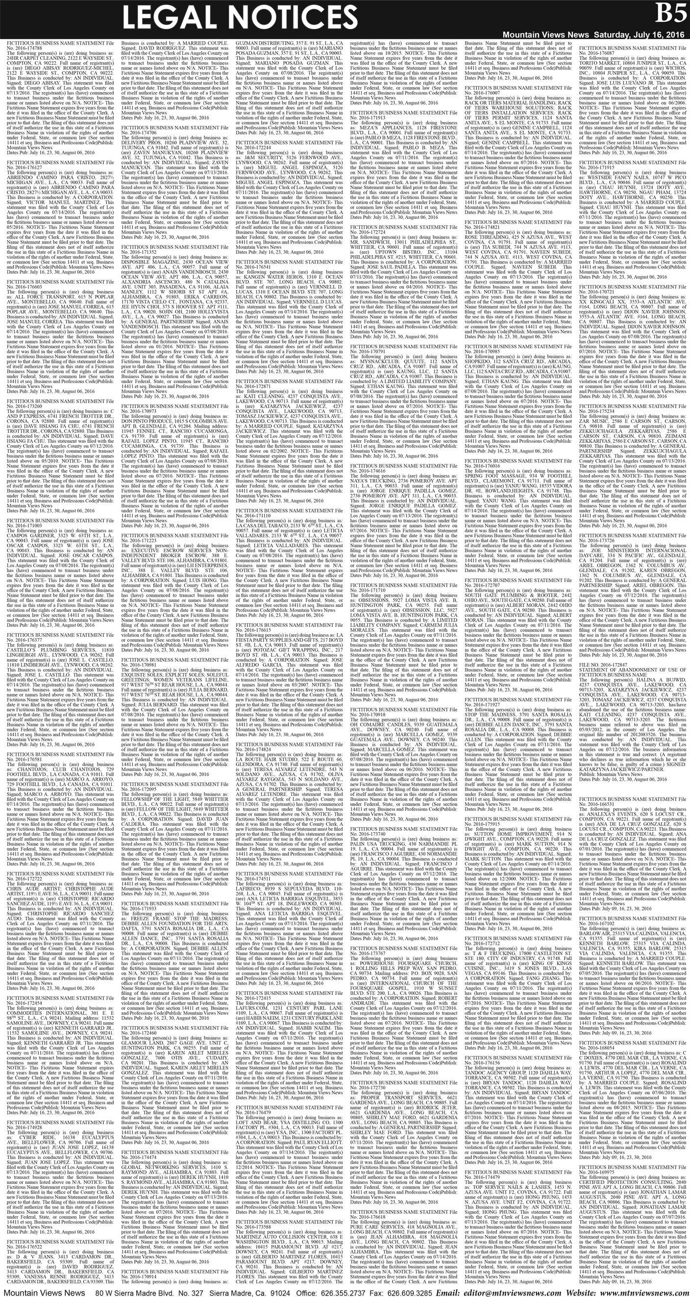 MVNews this week:  Page B:5