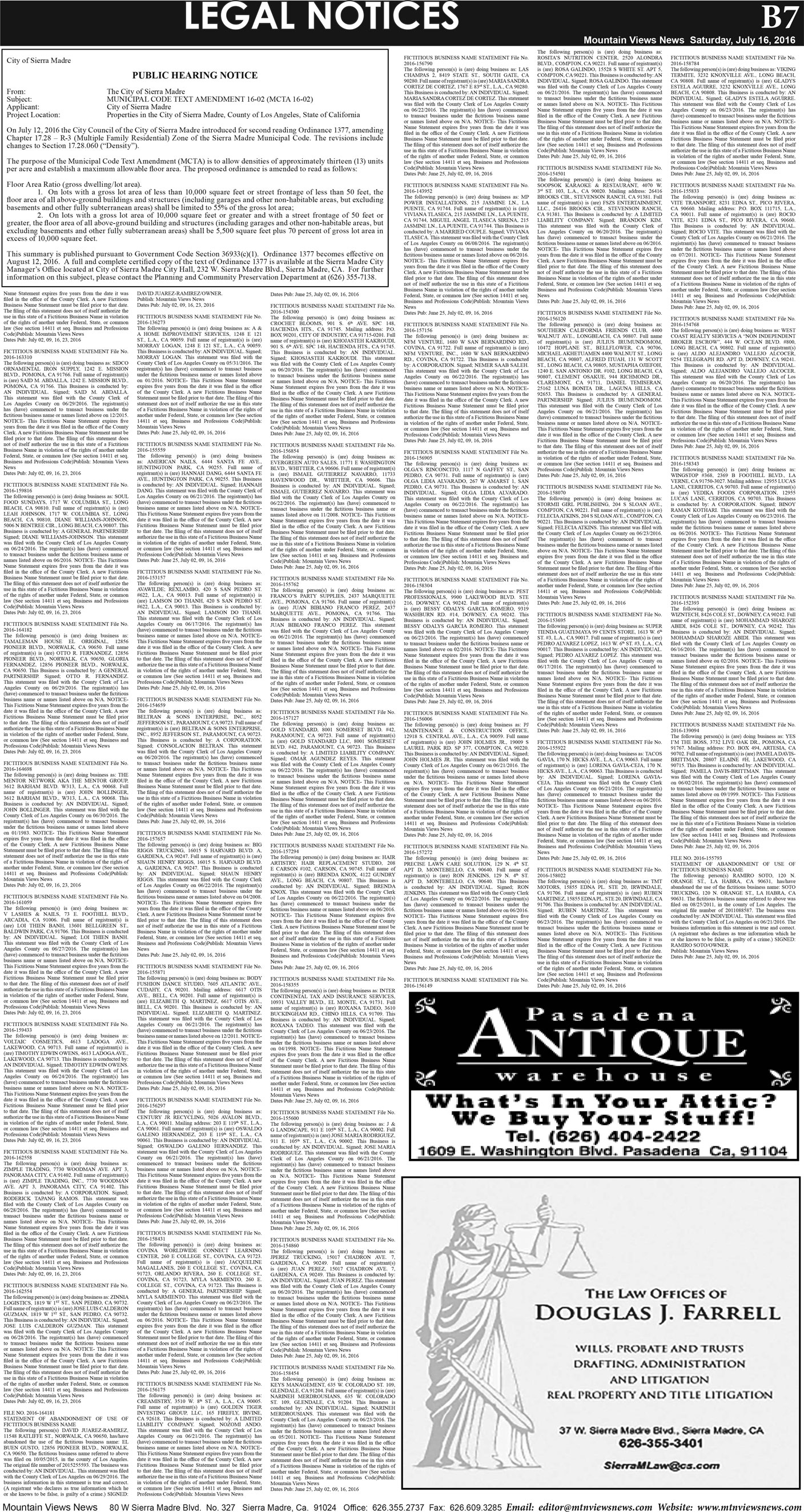 MVNews this week:  Page B:7