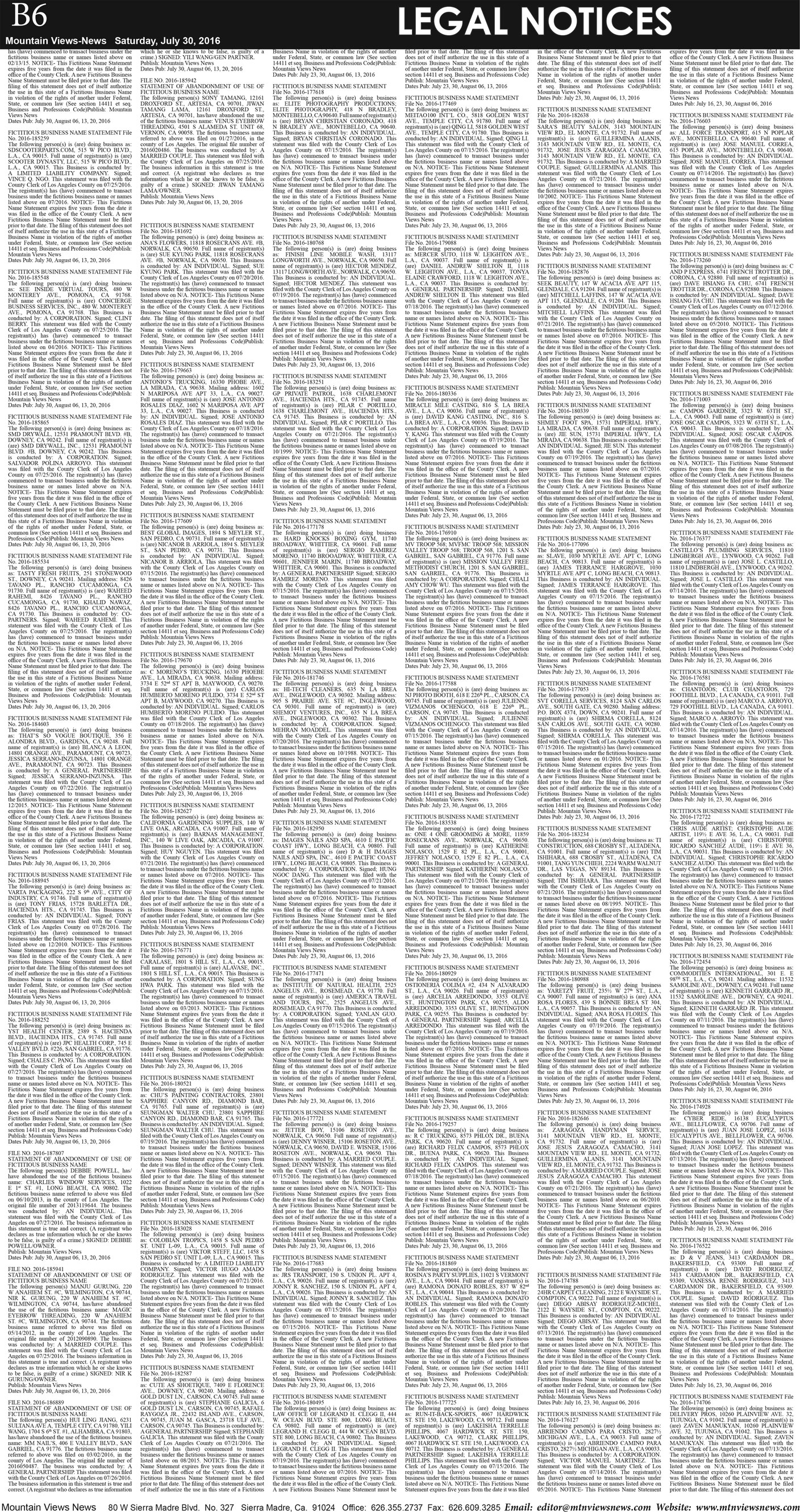 MVNews this week:  Page B:6