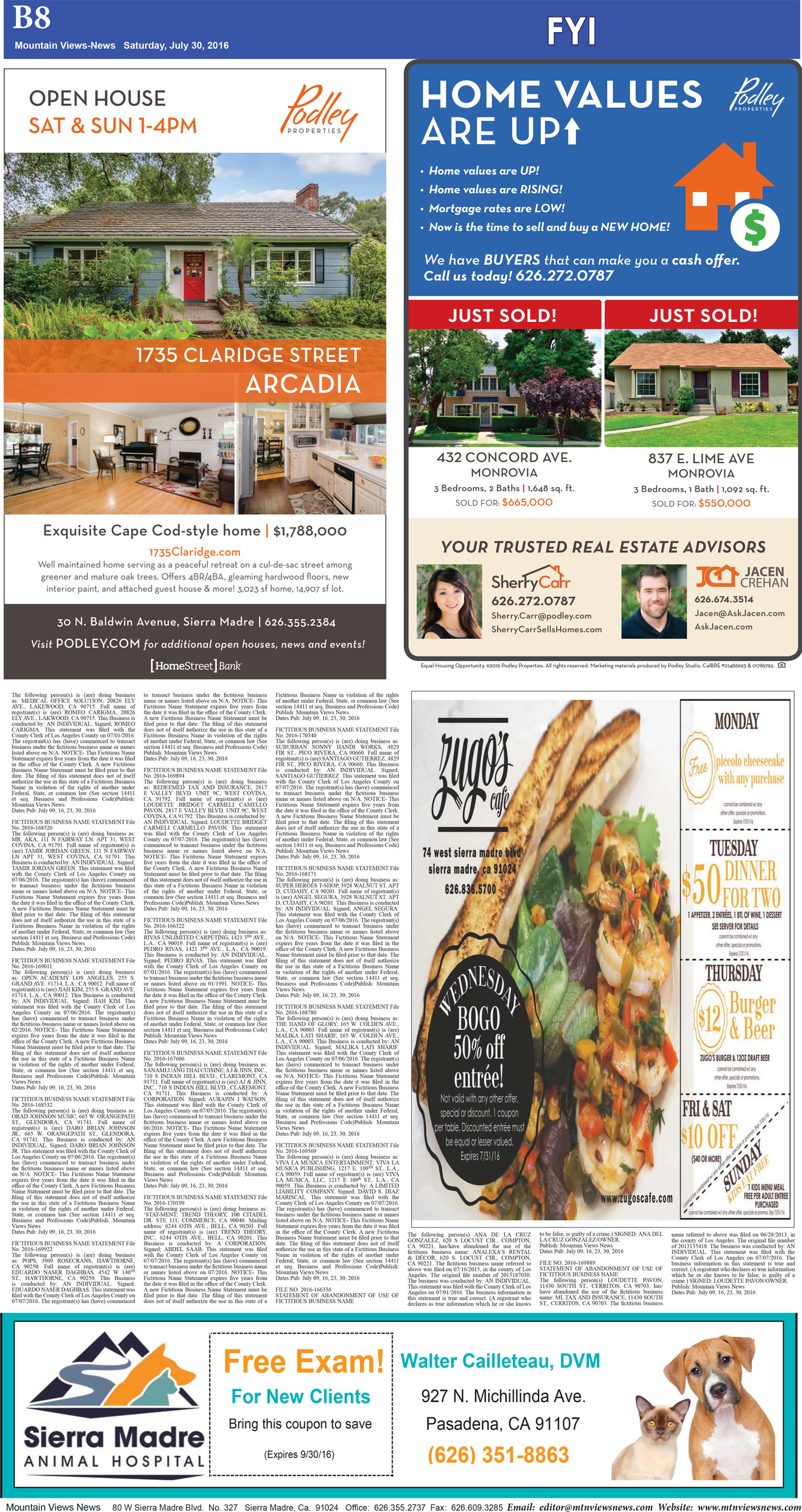 MVNews this week:  Page B:8