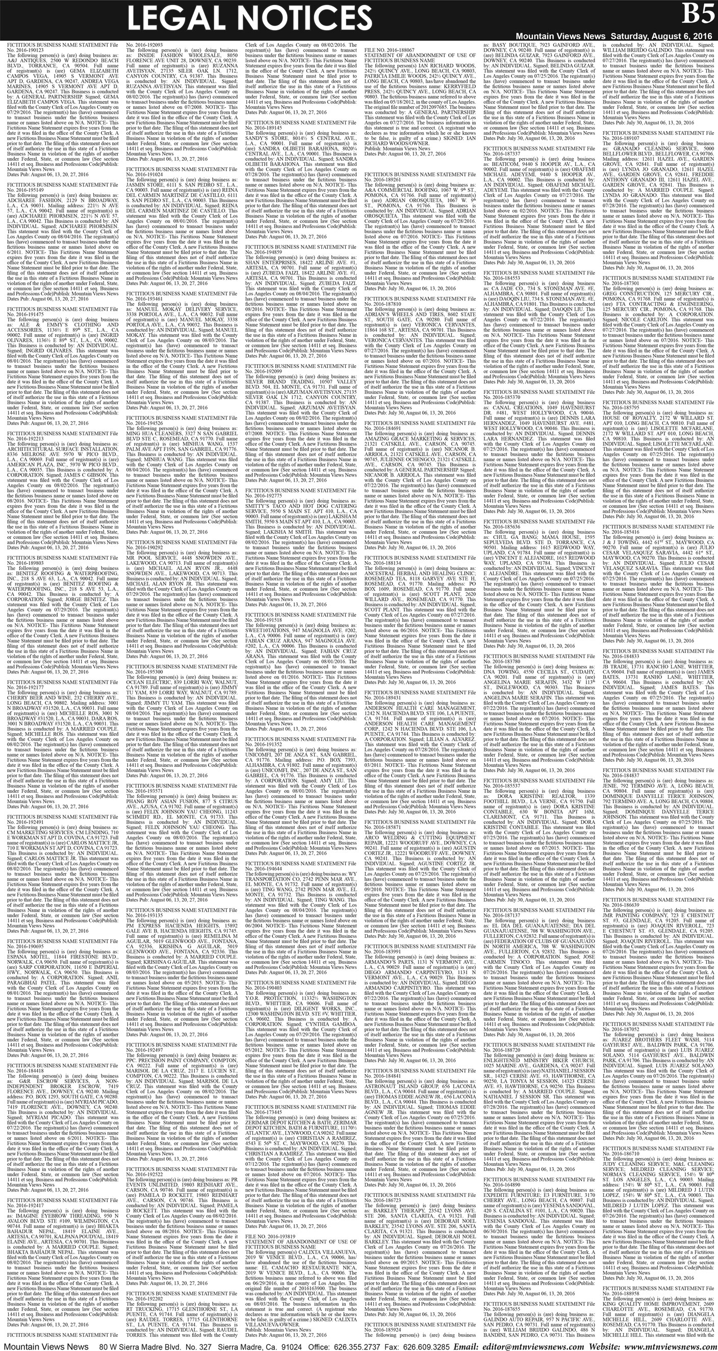 MVNews this week:  Page B:5