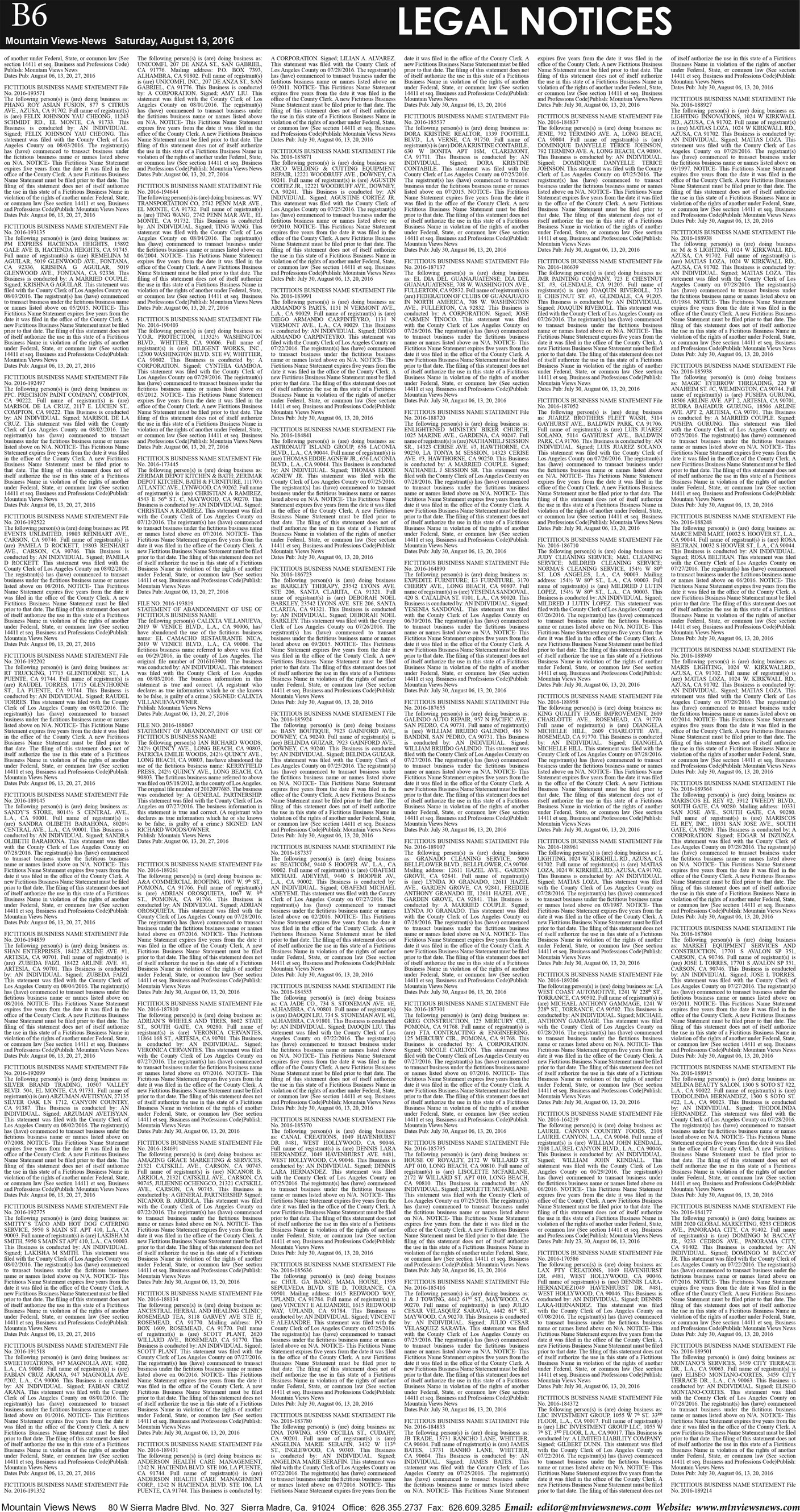 MVNews this week:  Page B:6