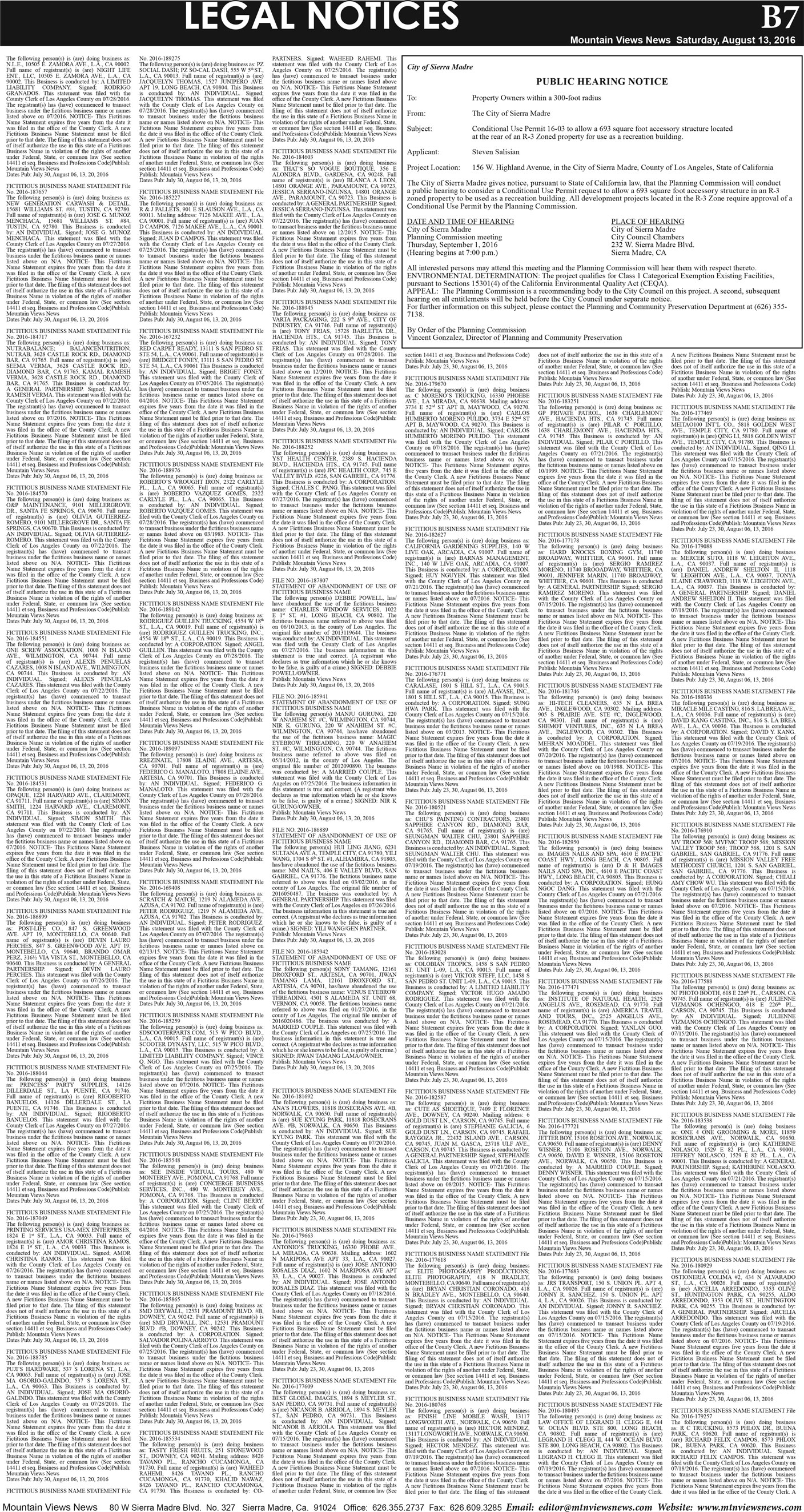 MVNews this week:  Page B:7