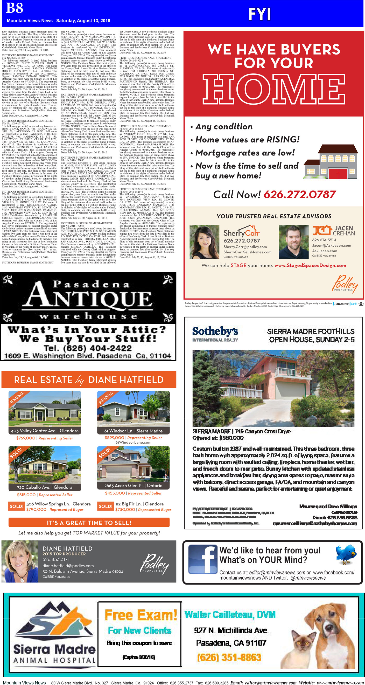 MVNews this week:  Page B:8