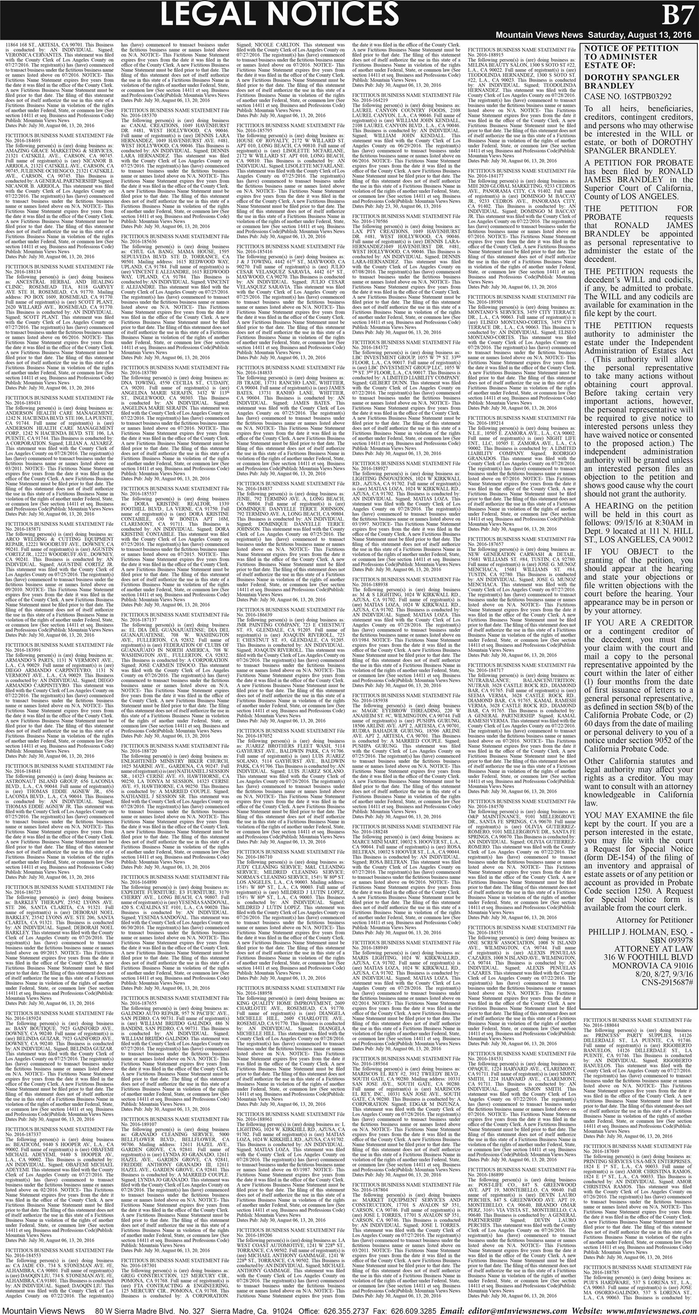 MVNews this week:  Page B:7