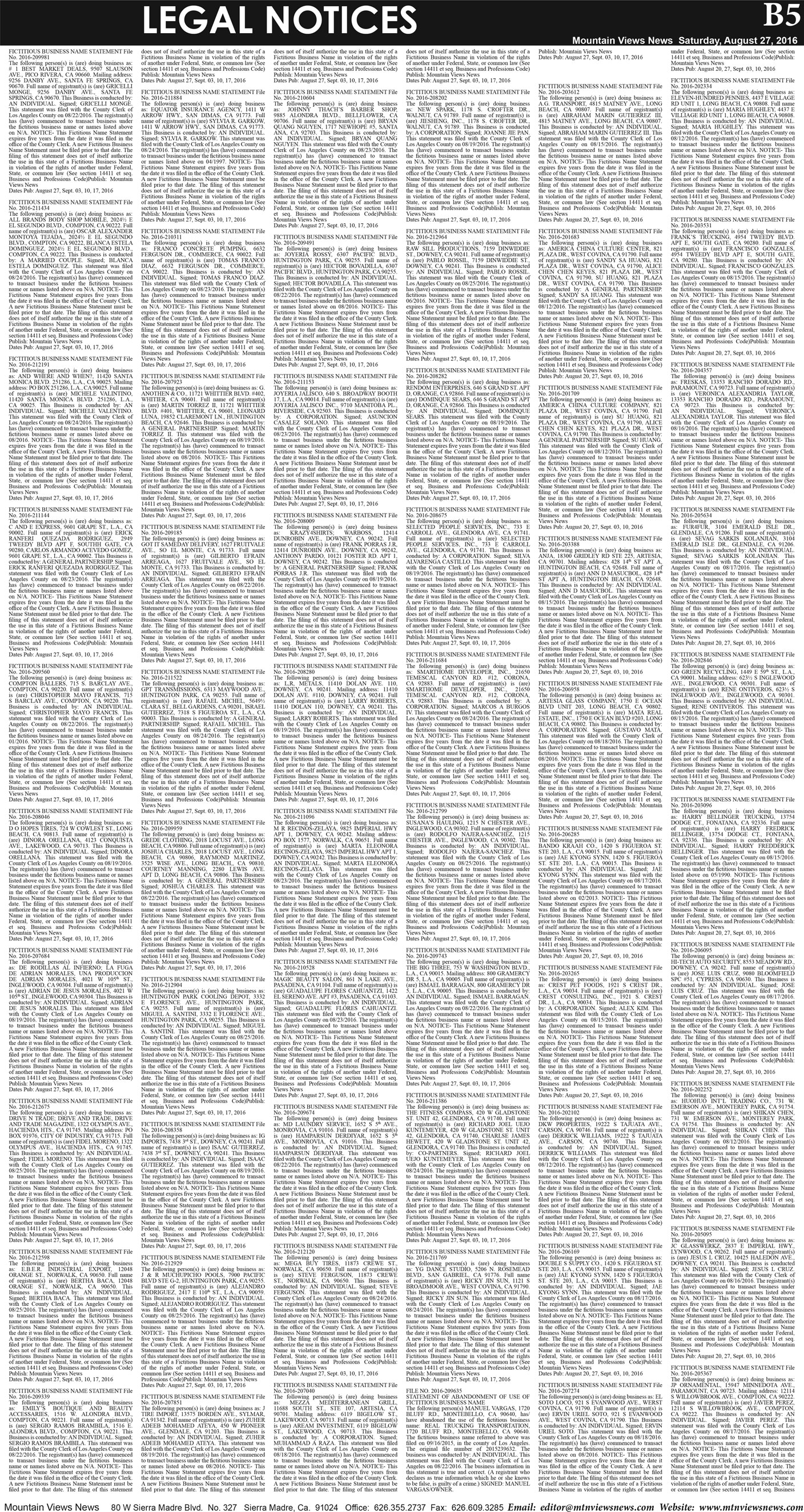 MVNews this week:  Page B:5