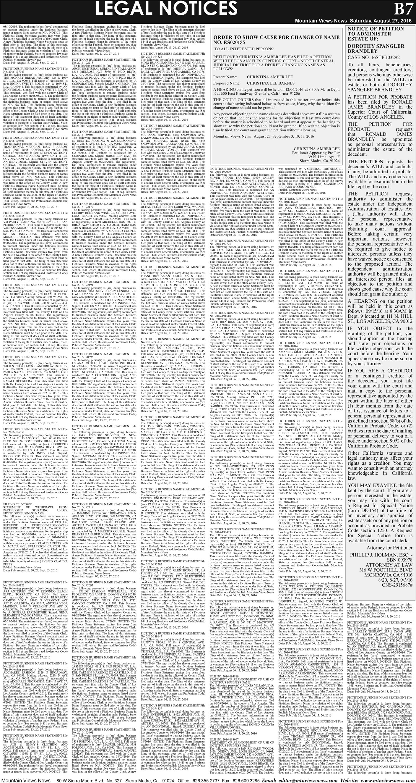 MVNews this week:  Page B:7