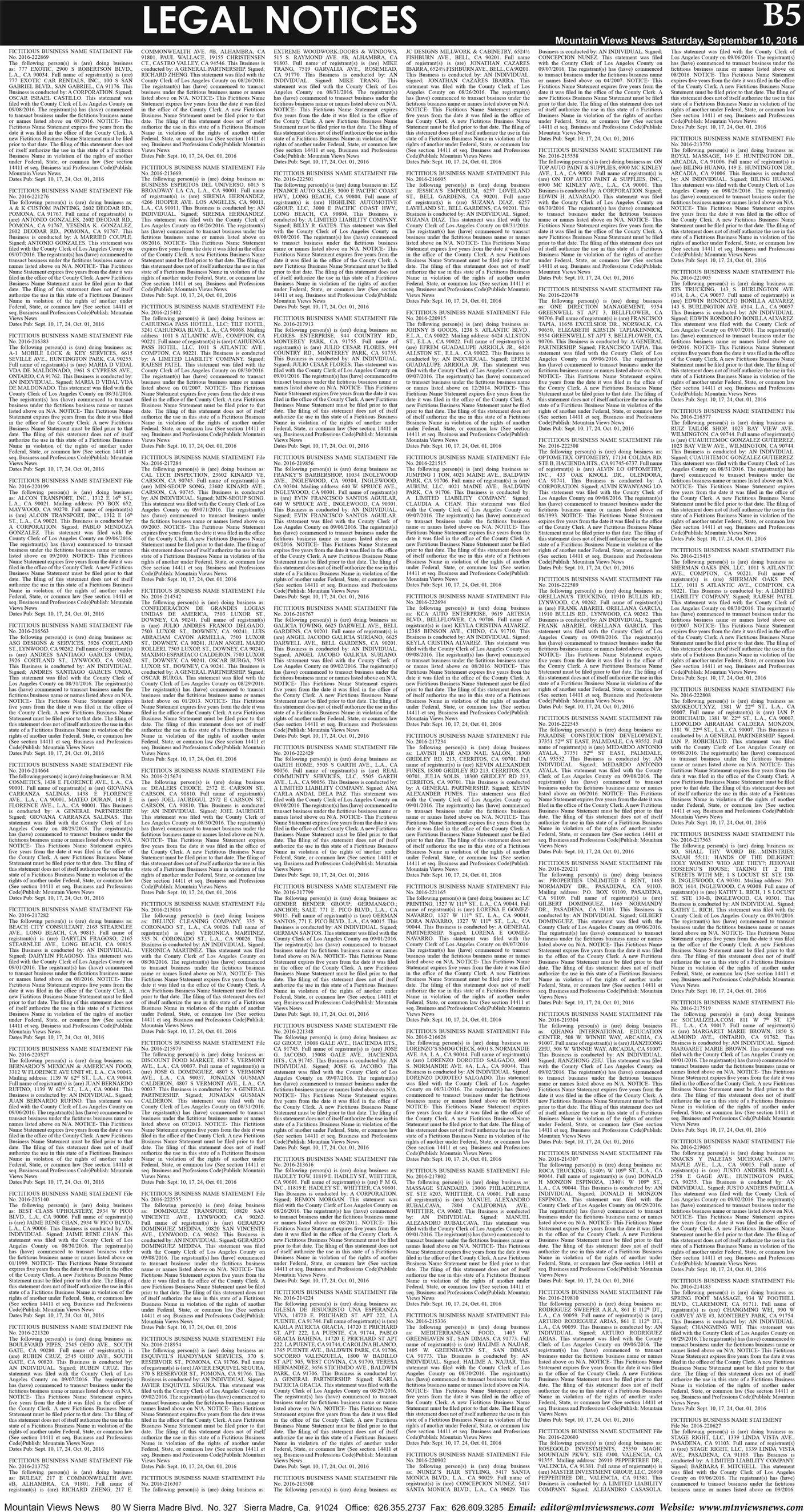 MVNews this week:  Page B:5