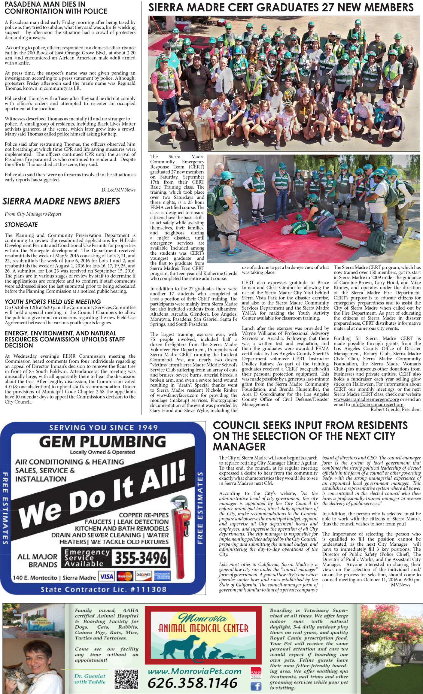 MVNews this week:  Page 1