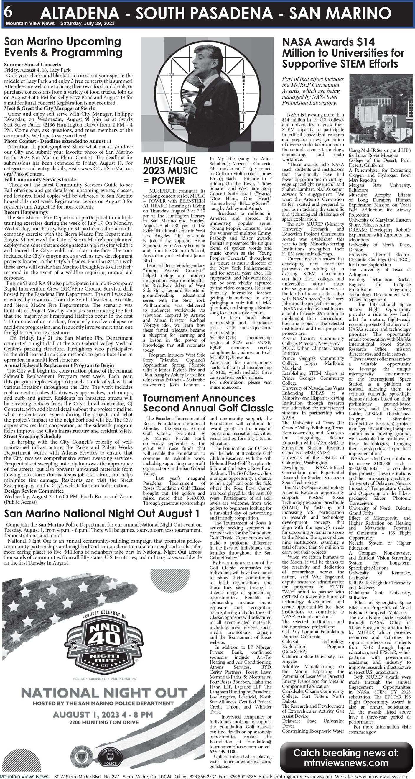 MVNews this week:  Page 6