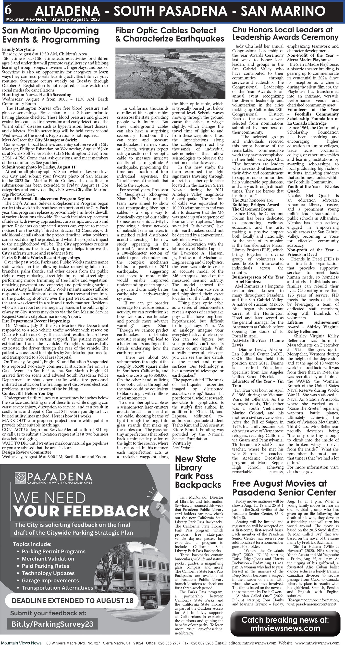 MVNews this week:  Page 6