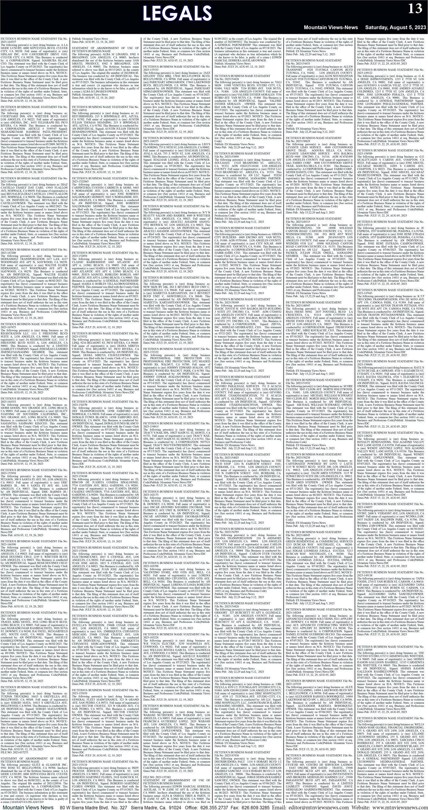 MVNews this week:  Page 13