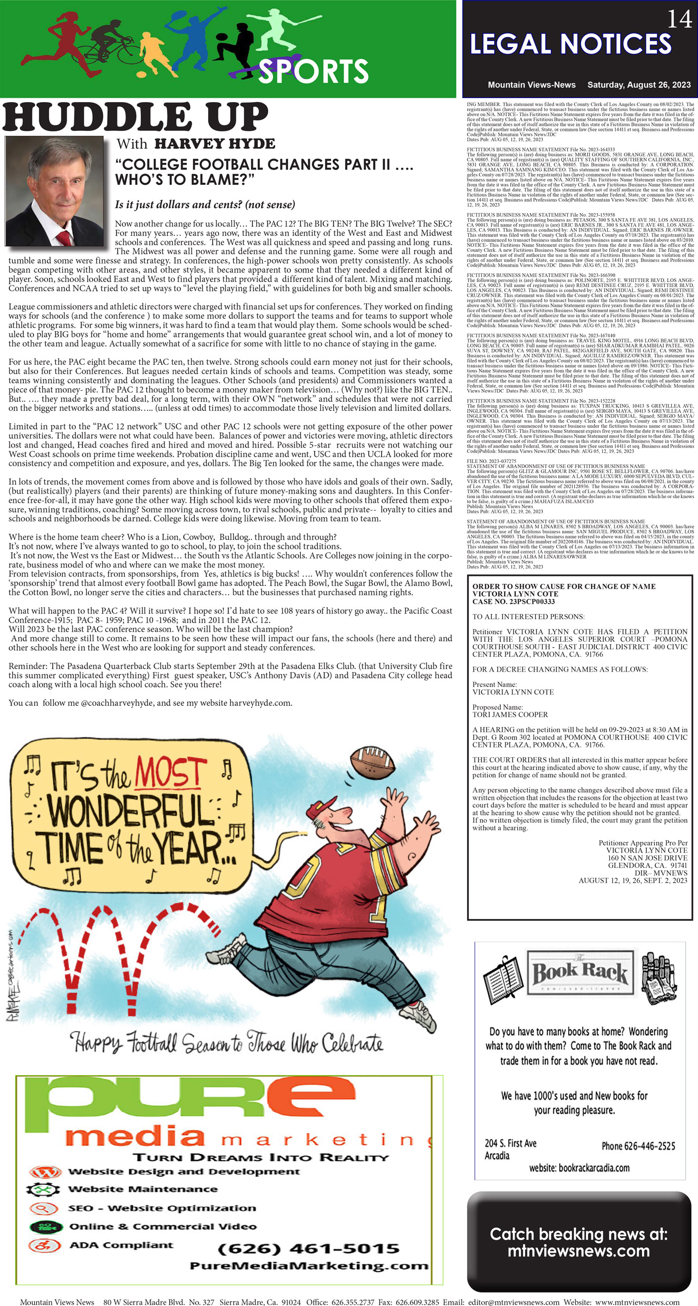 MVNews this week:  Page 14