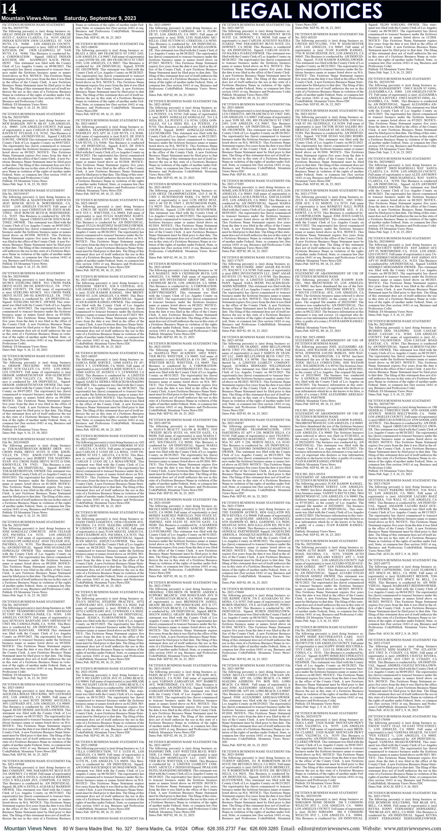 MVNews this week:  Page 14