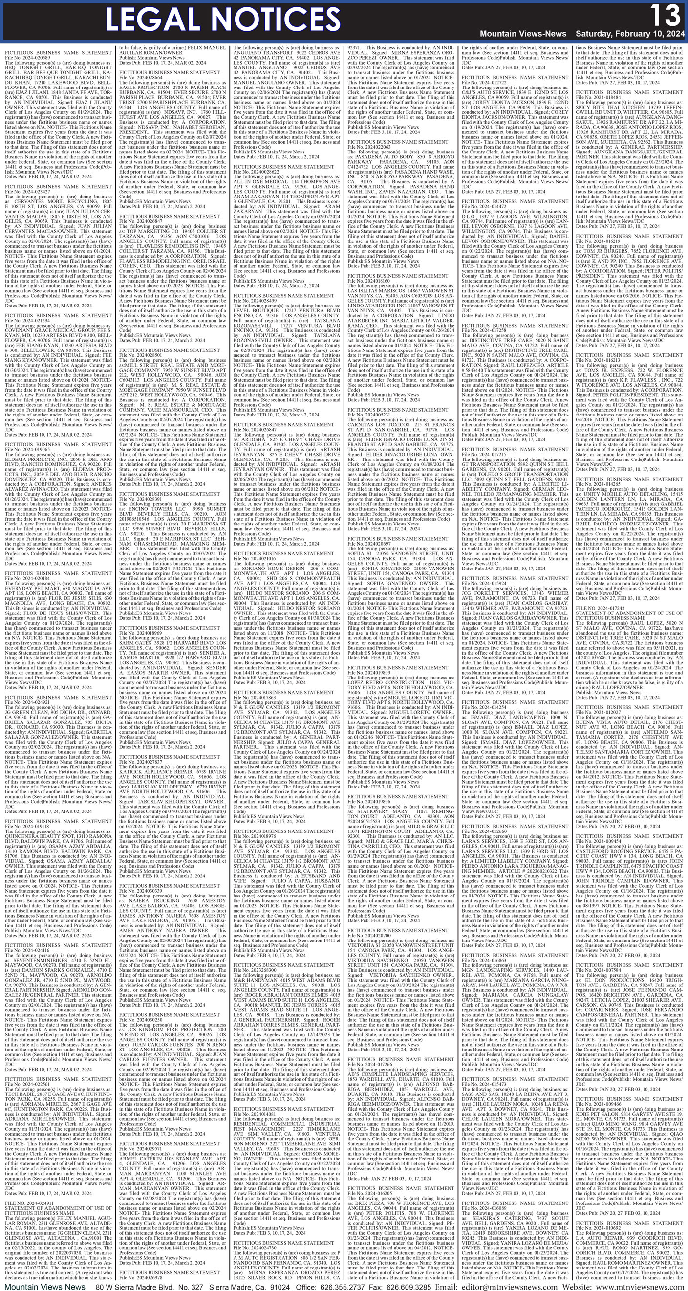 MVNews this week:  Page 13