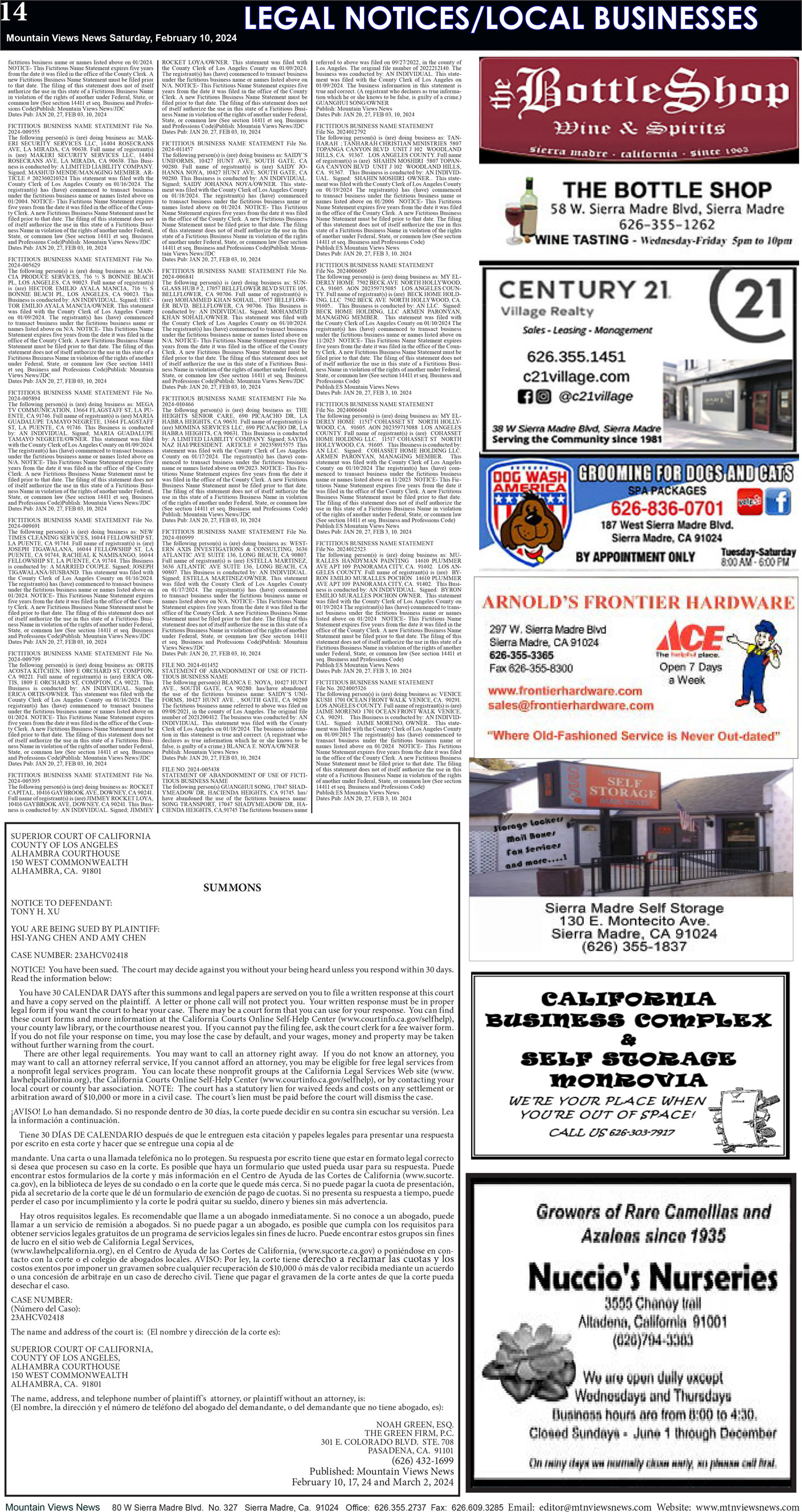 MVNews this week:  Page 14