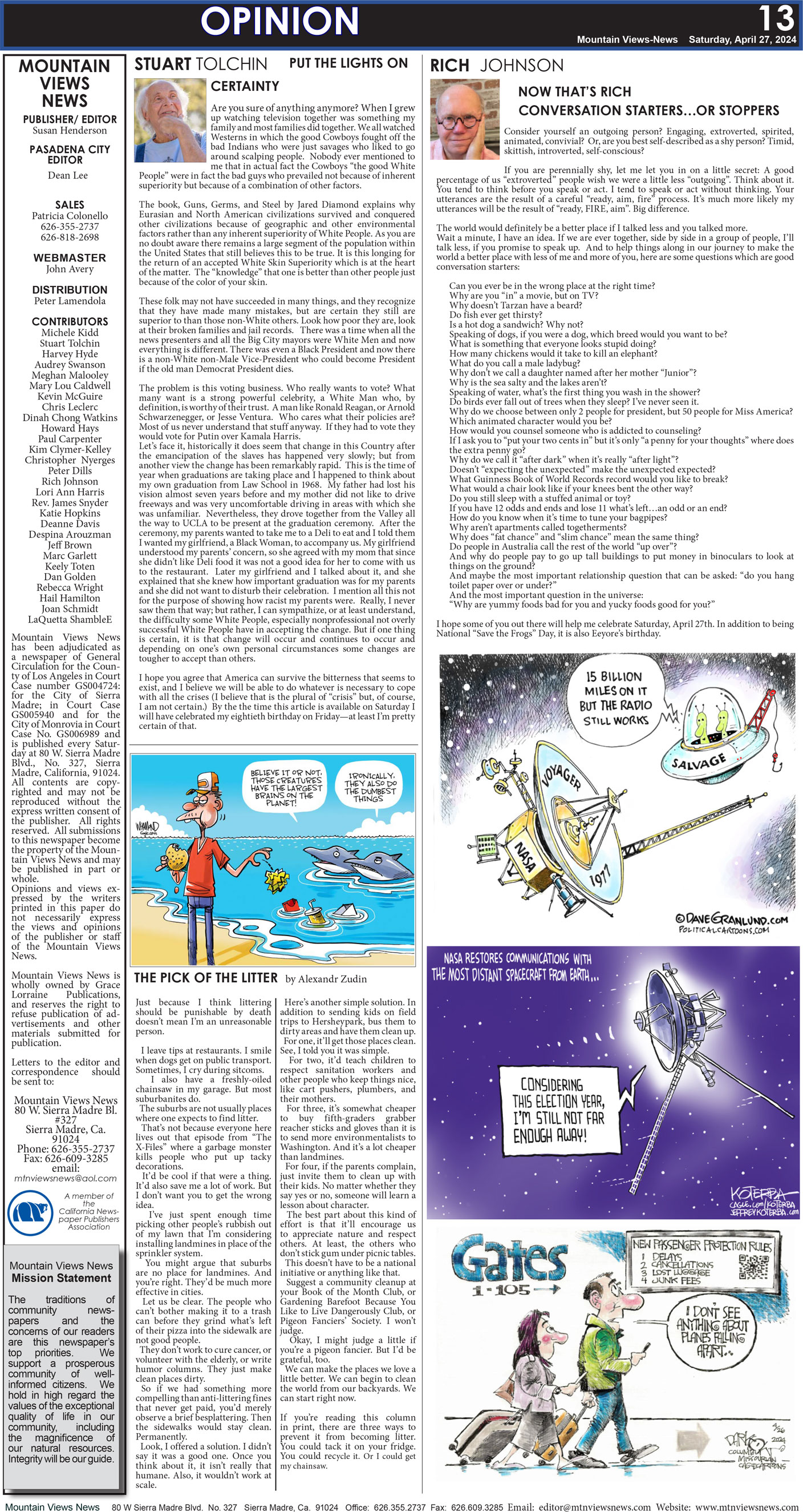 MVNews this week:  Page 13