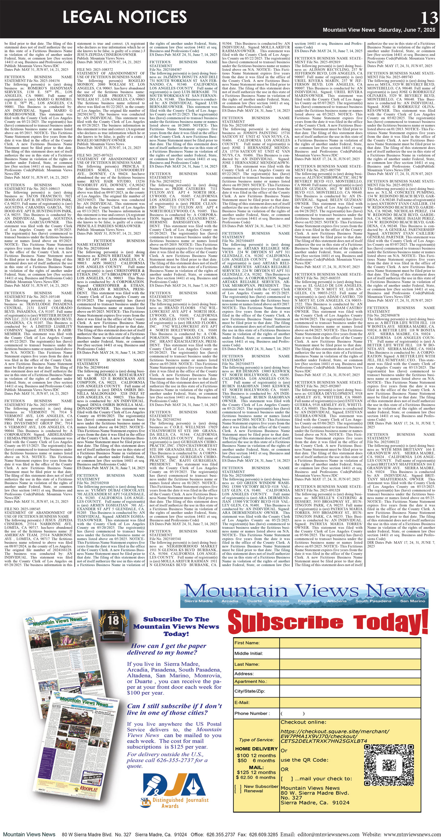 MVNews this week:  Page 13