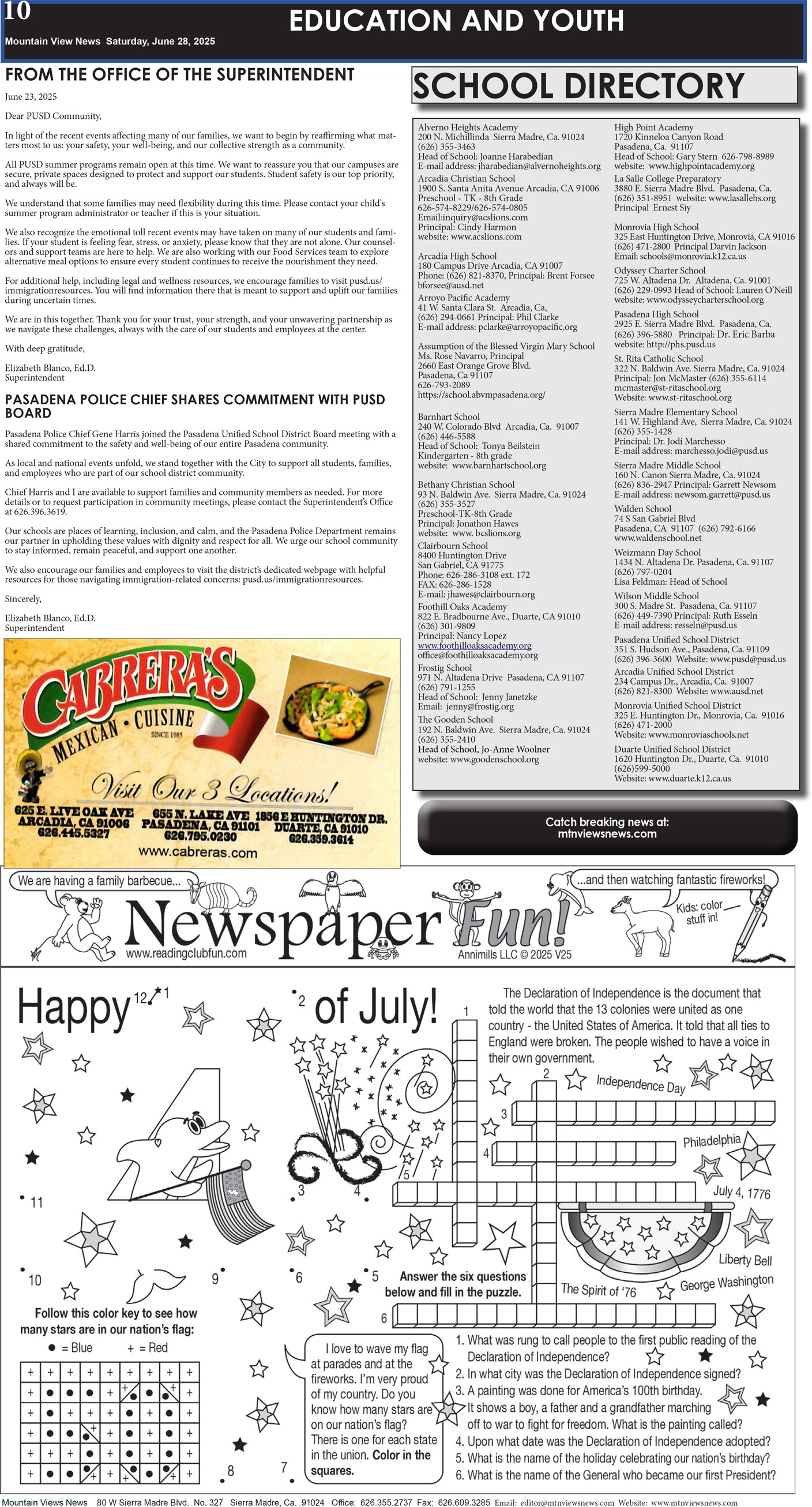 MVNews this week:  Page 10