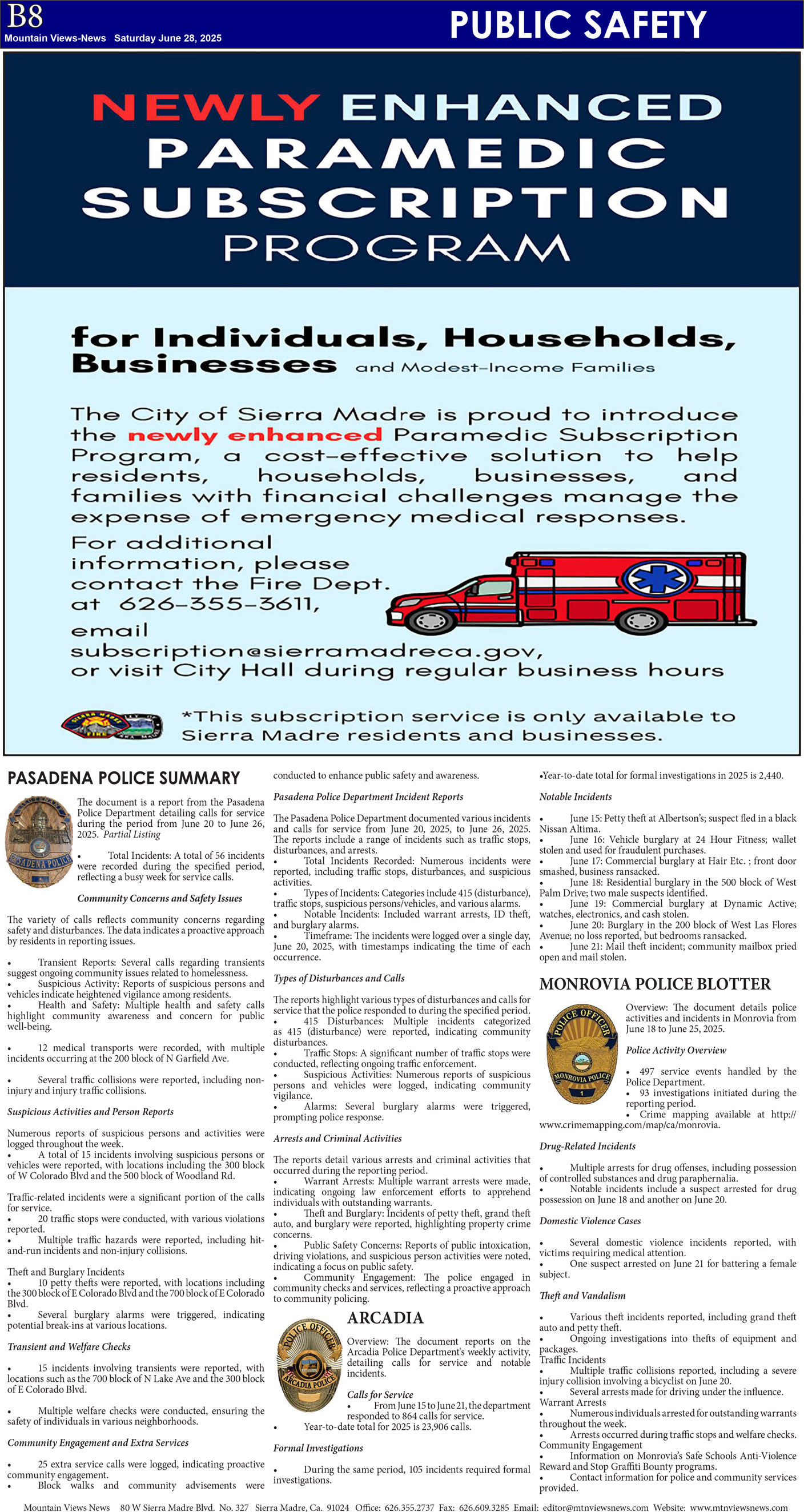 MVNews this week:  Page 26