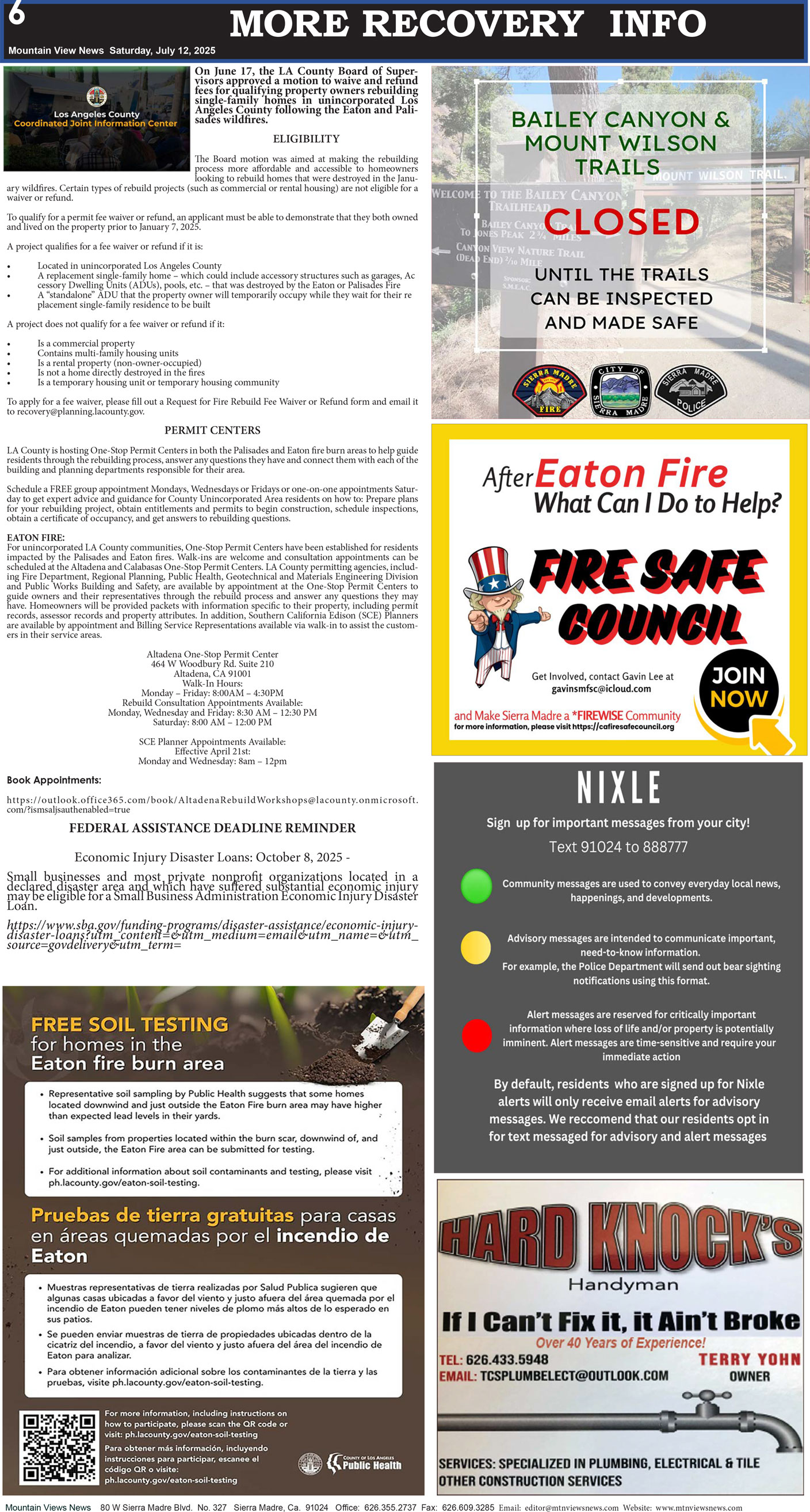 MVNews this week:  Page 6