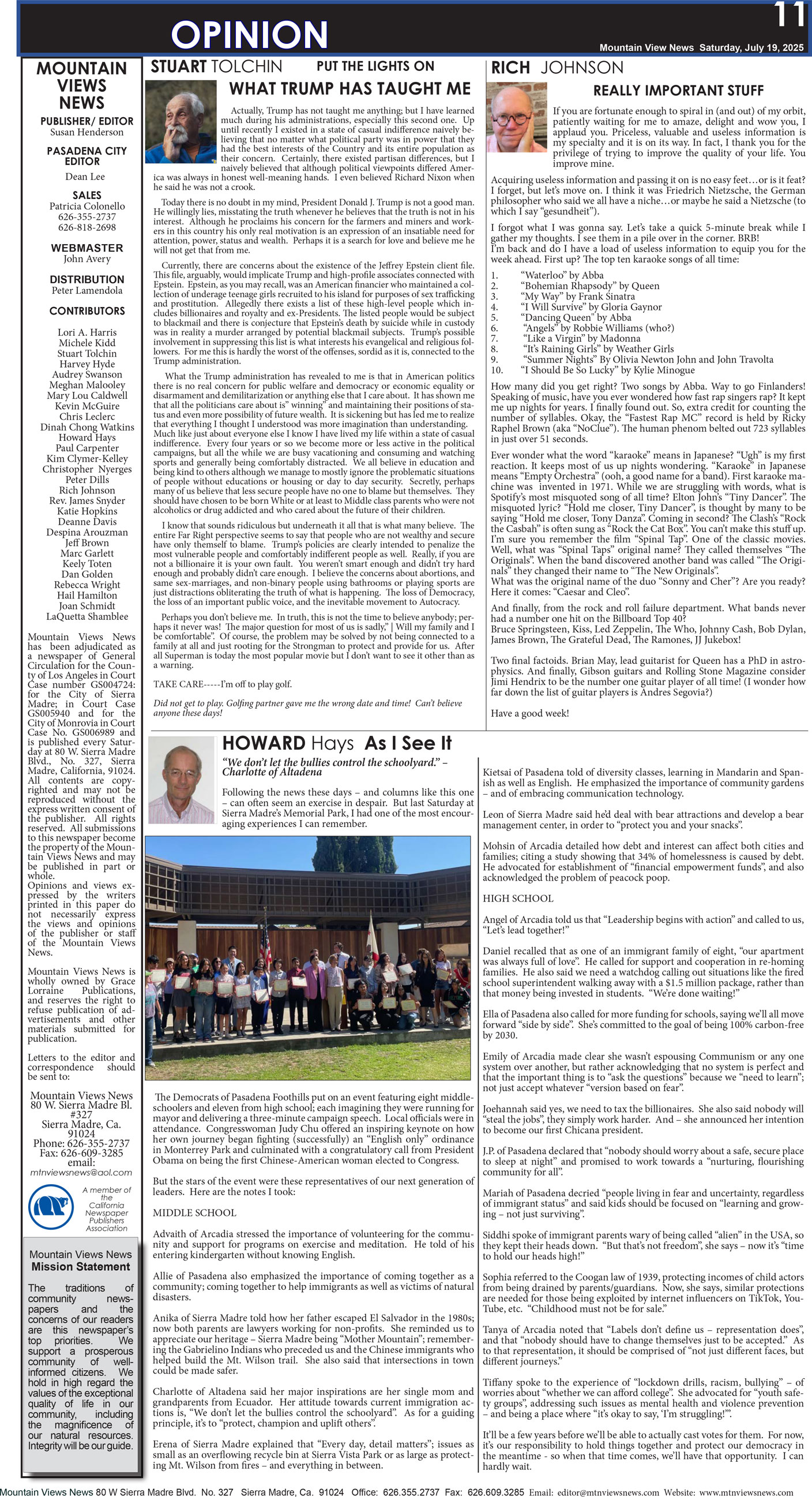 MVNews this week:  Page 11