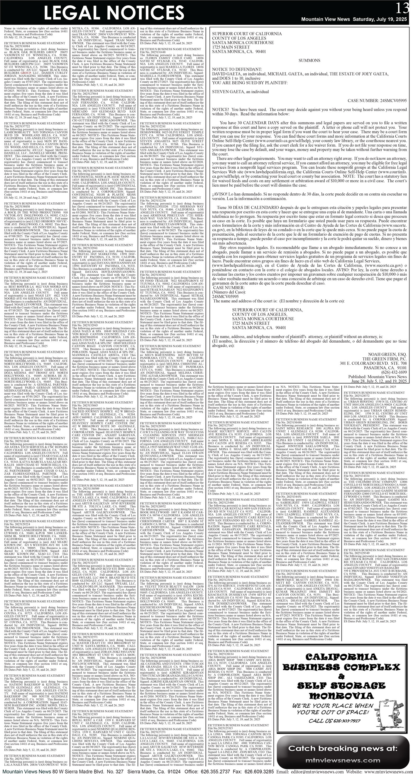 MVNews this week:  Page 13