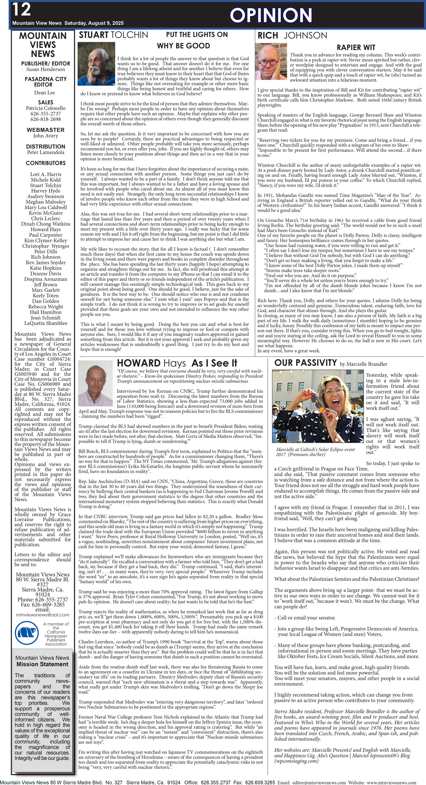 MVNews this week:  Page 12