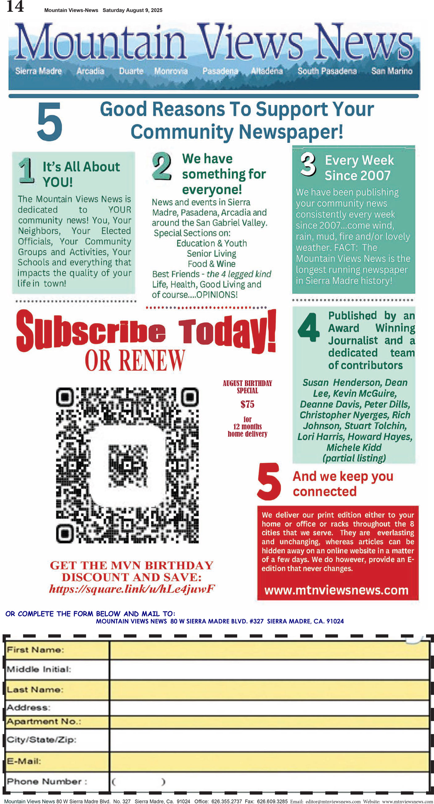 MVNews this week:  Page 14