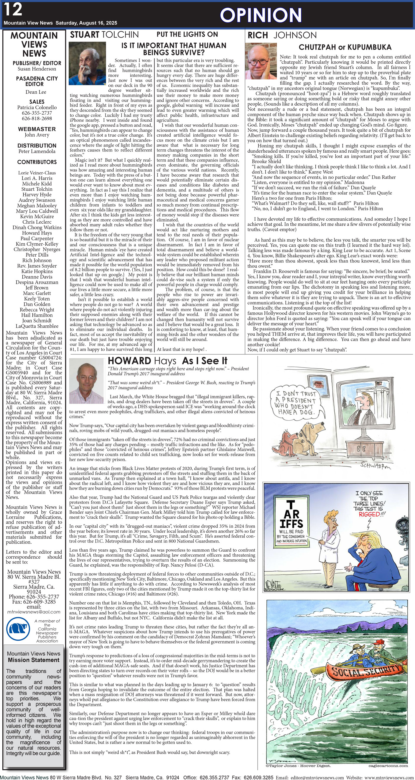 MVNews this week:  Page 12