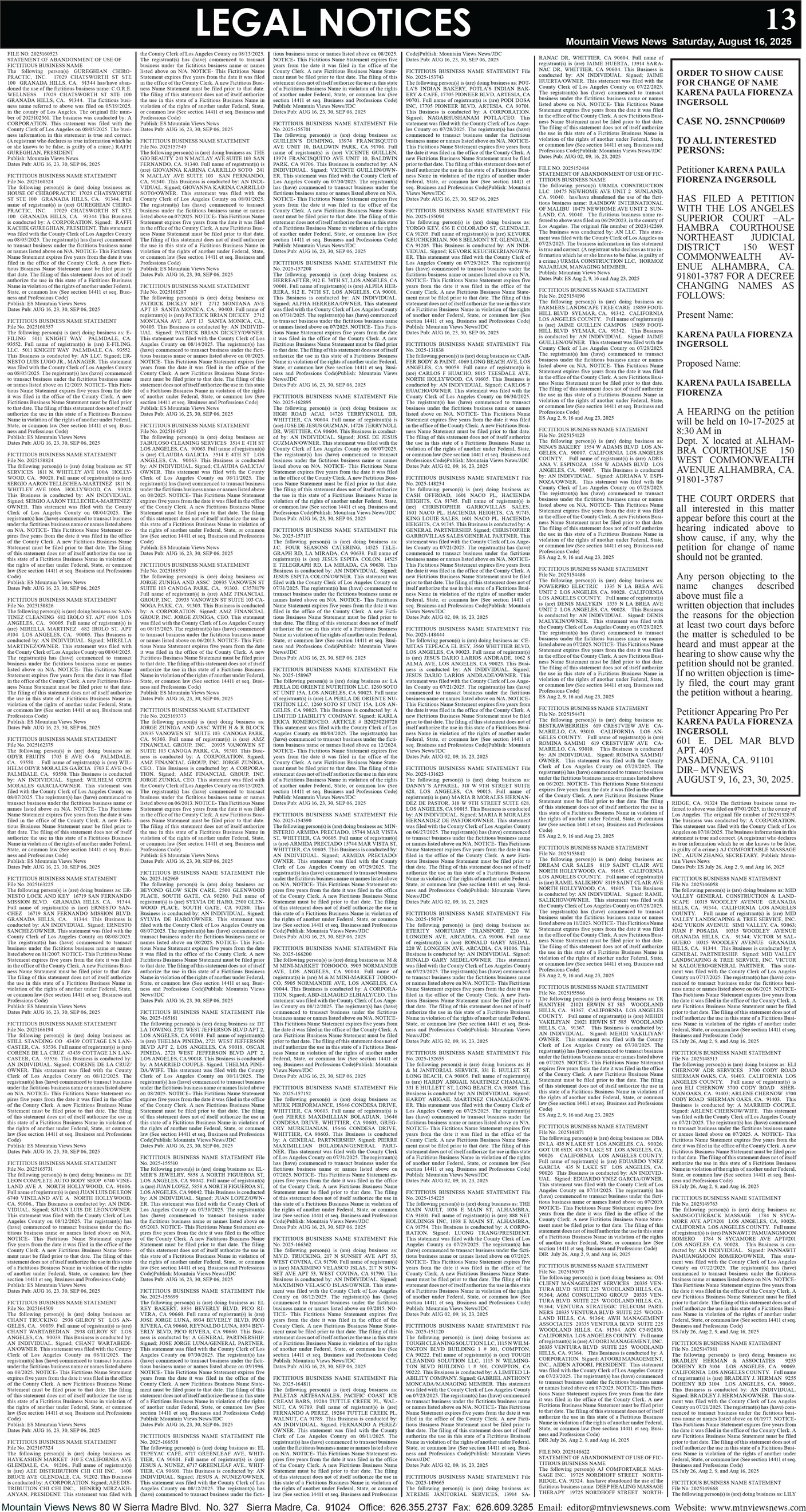 MVNews this week:  Page 13