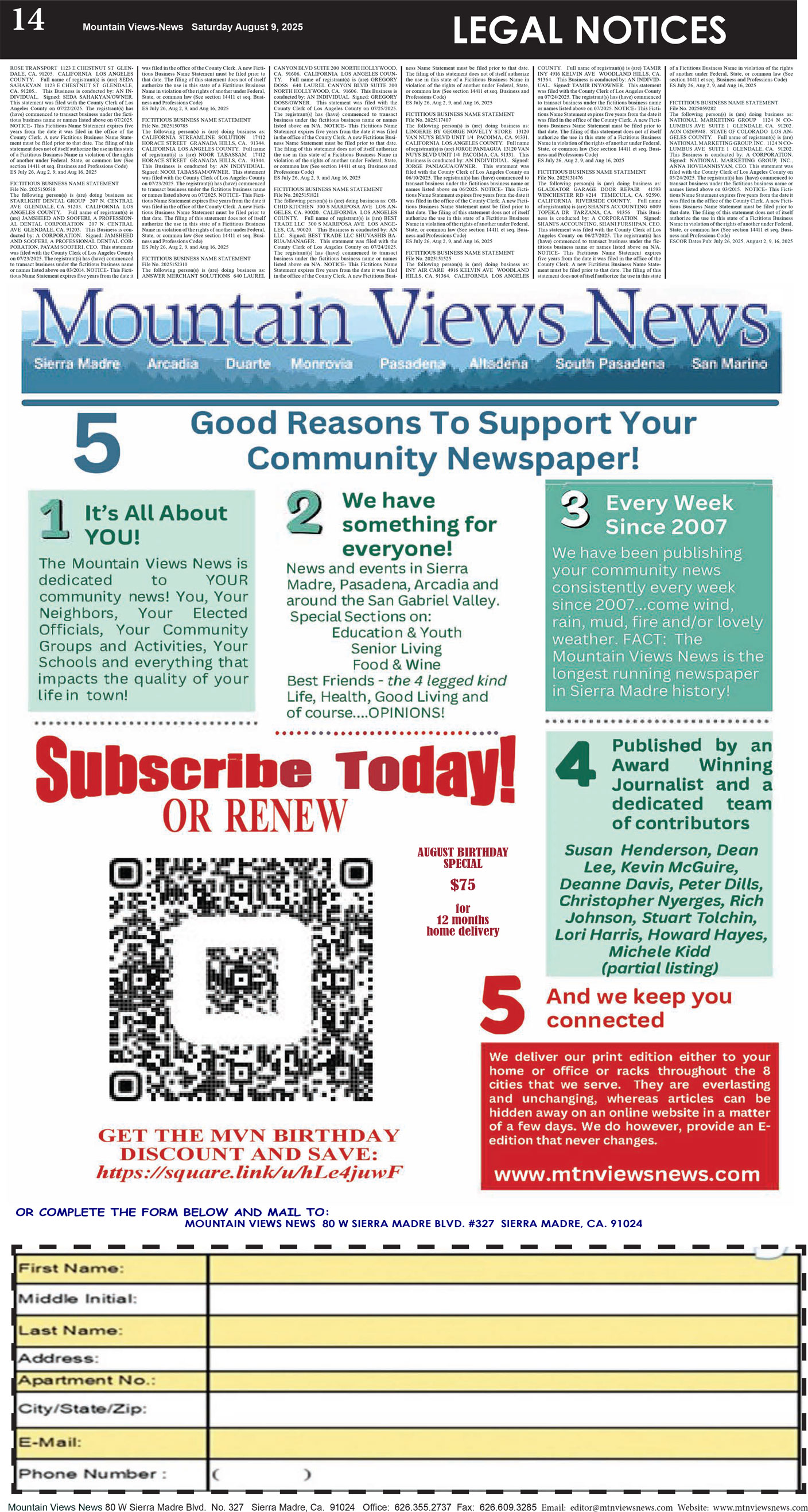 MVNews this week:  Page 14